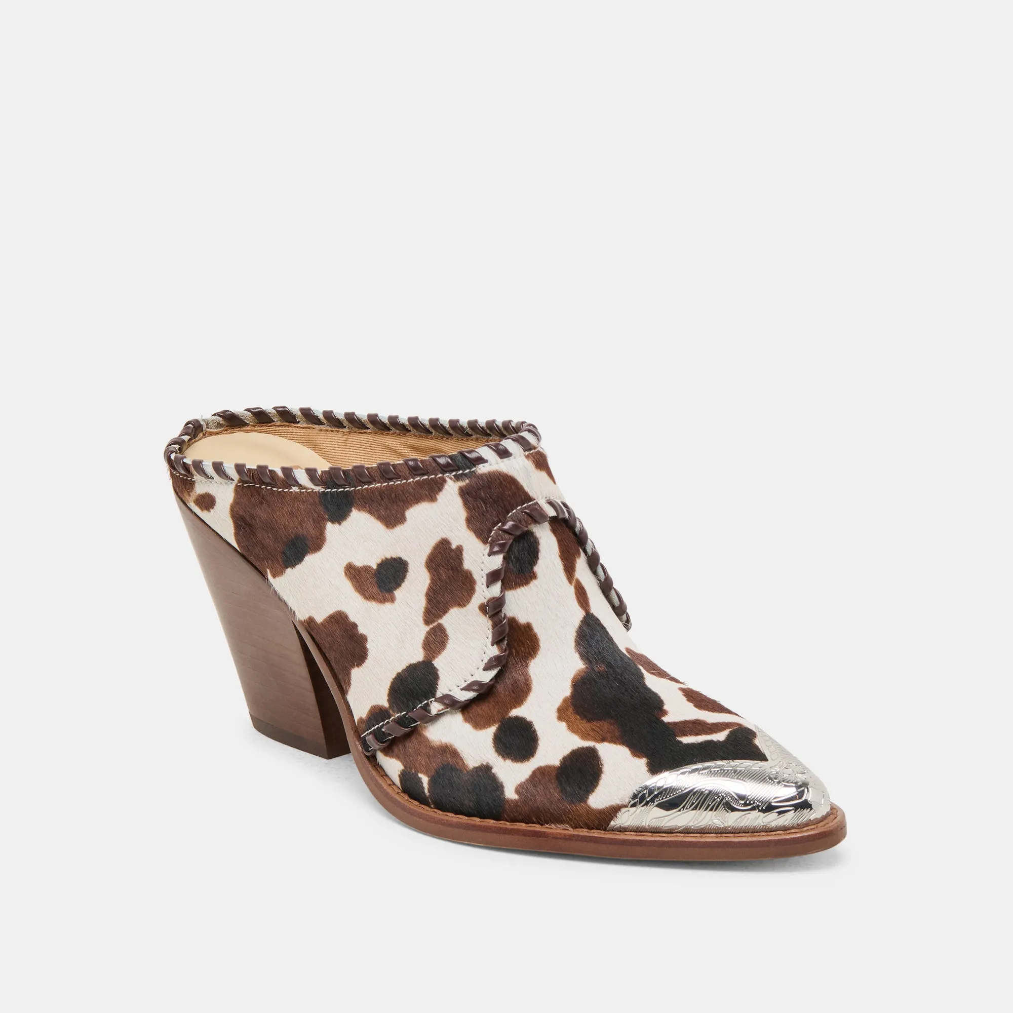 Ultra High Heels Luxury Footwear JOLYN HEELS COCOA TAURUS CALF HAIR