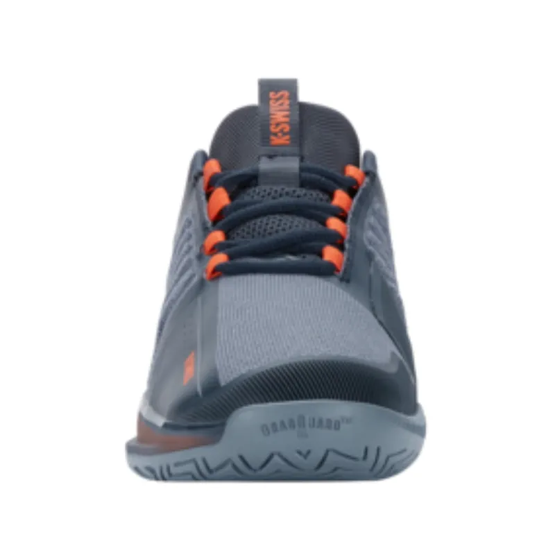K Swiss Ultrashot AC 3 Men Tennis Shoes - Orion Blue/Windward Blue/Scarlet Ibis Abrasion resistant