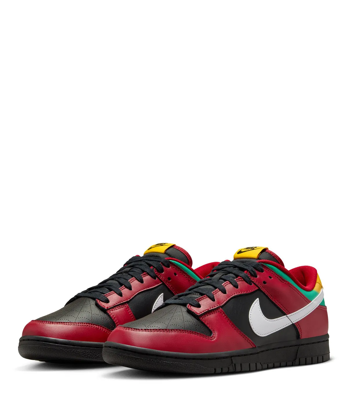 Nike Dunk Low Black Red synthetic sole triathletes' endurance