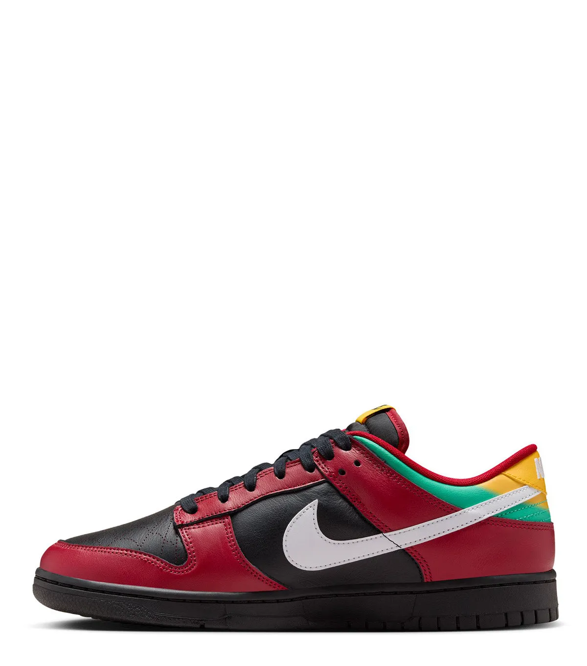 Nike Dunk Low Black Red Posture correction Layered Chic