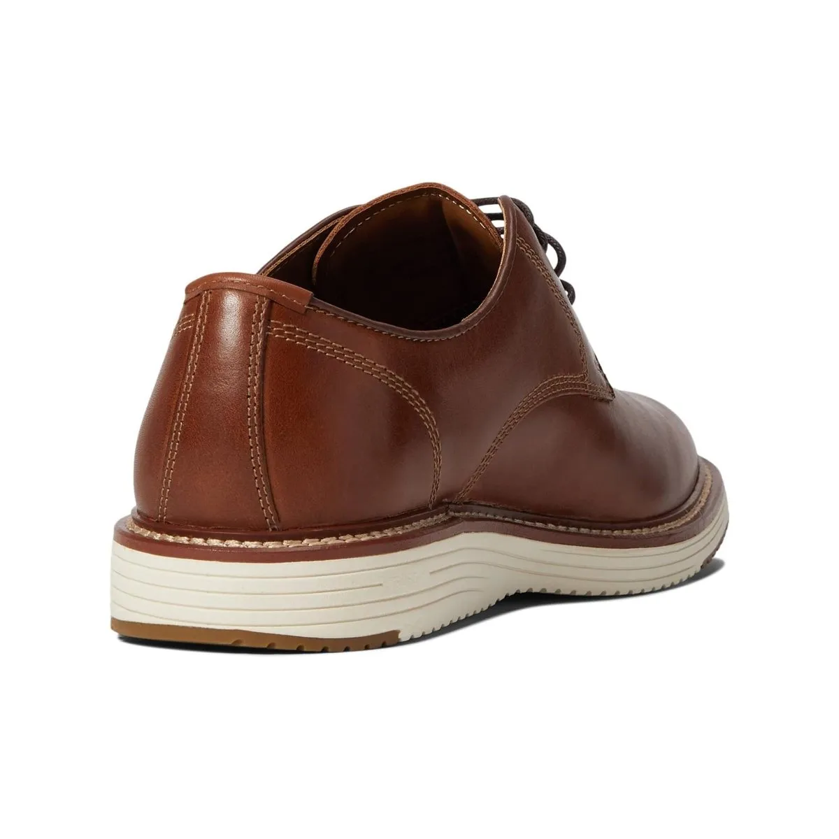 Johnston & Murphy Men's Upton Plain Toe Tan Full Grain Move Free