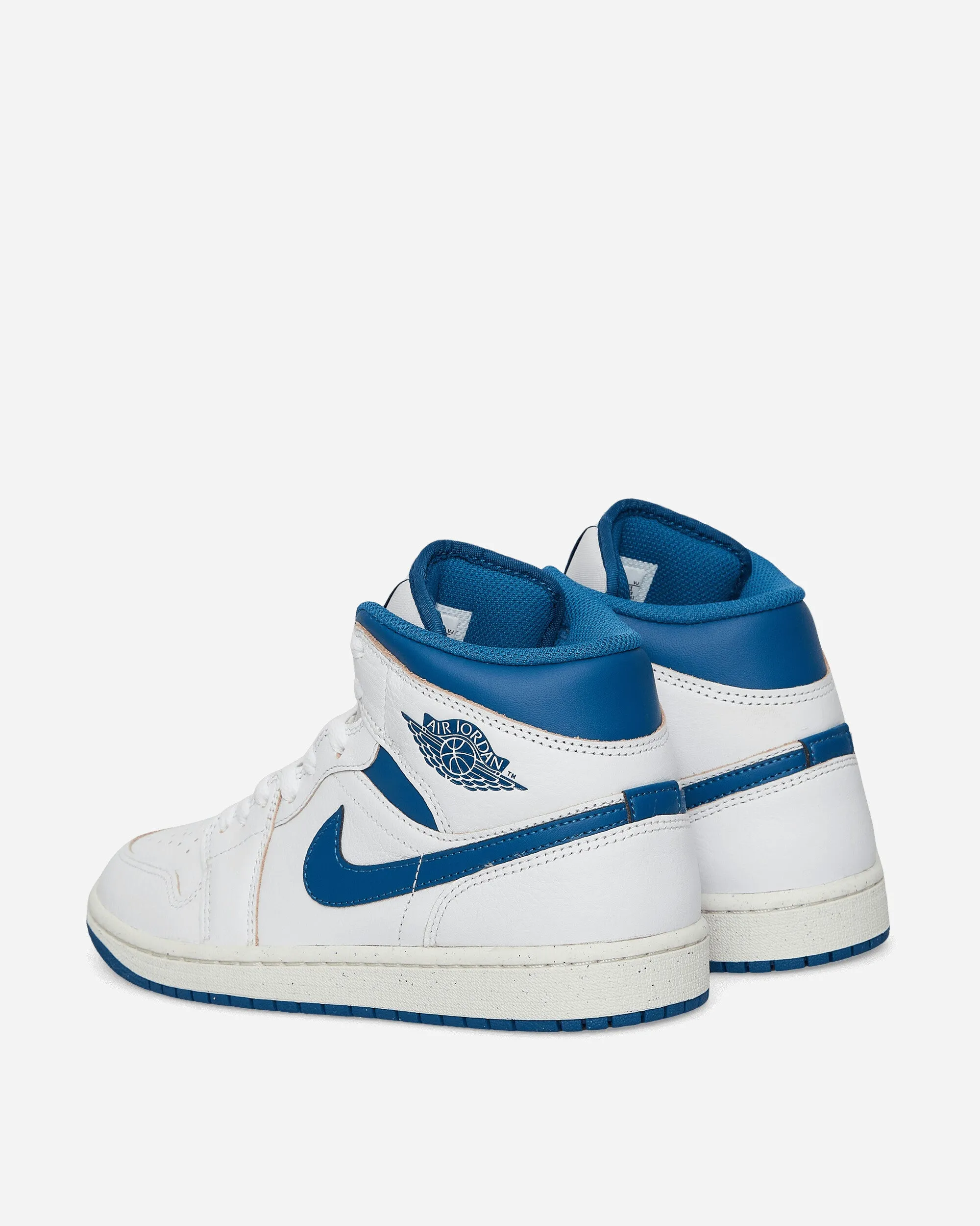 City Stride Long Miles Air Jordan 1 Mid SE Sneakers White / Industrial Blue