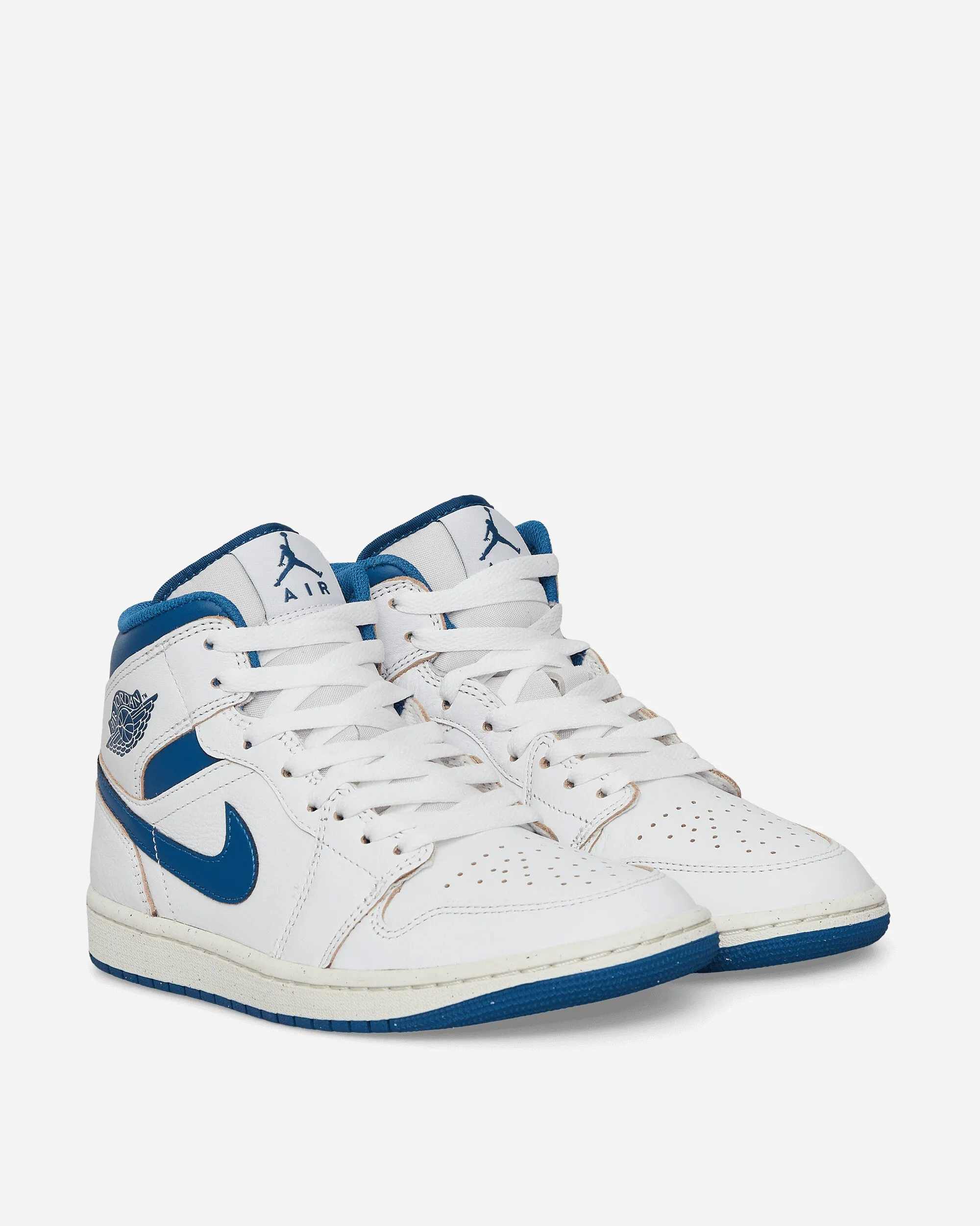 Quick Slide Air Jordan 1 Mid SE Sneakers White / Industrial Blue