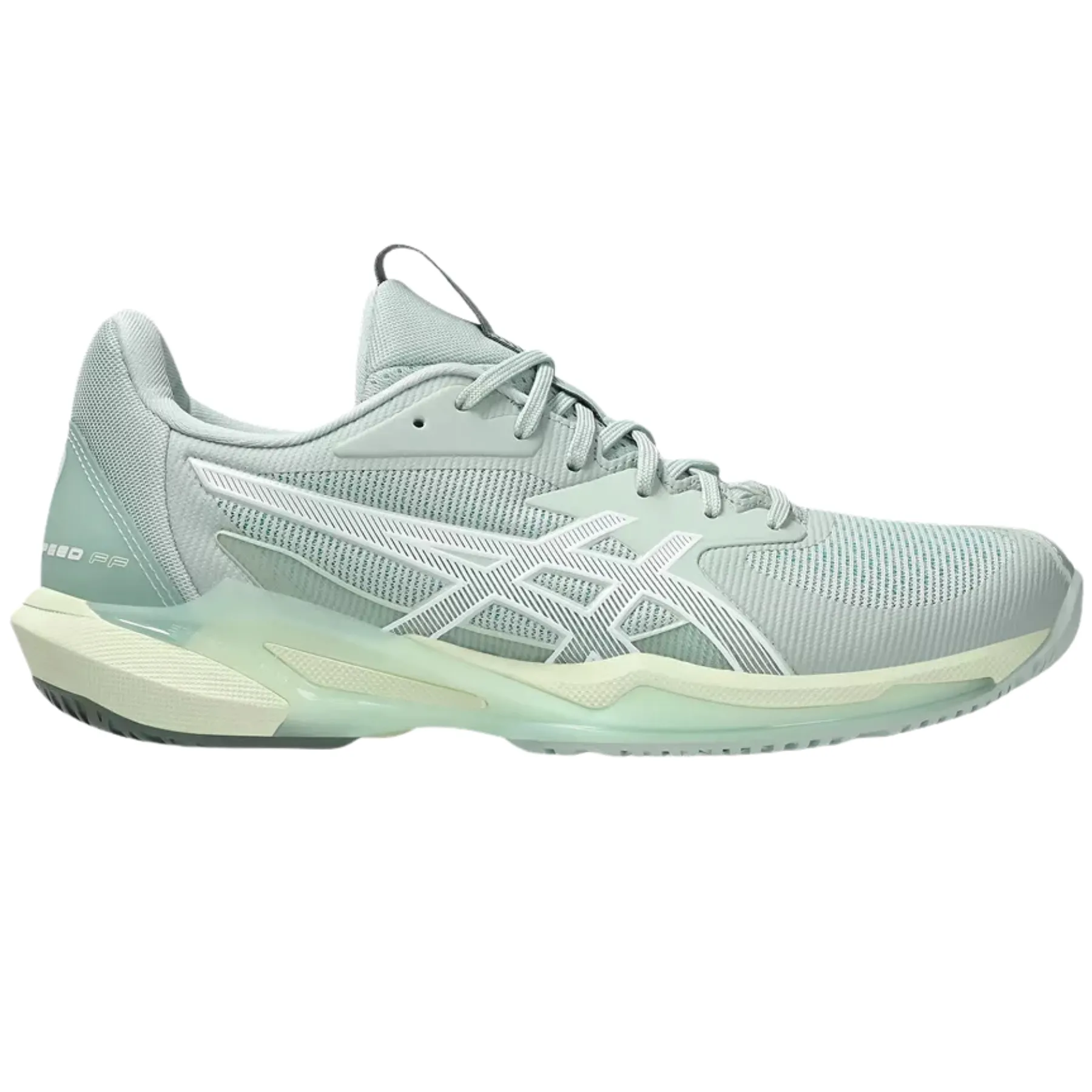 Comfortable Heel Outdoor Walk Asics Solution Speed FF 3 Hard Court Womens Tennis Shoes - Lichen Rock/White