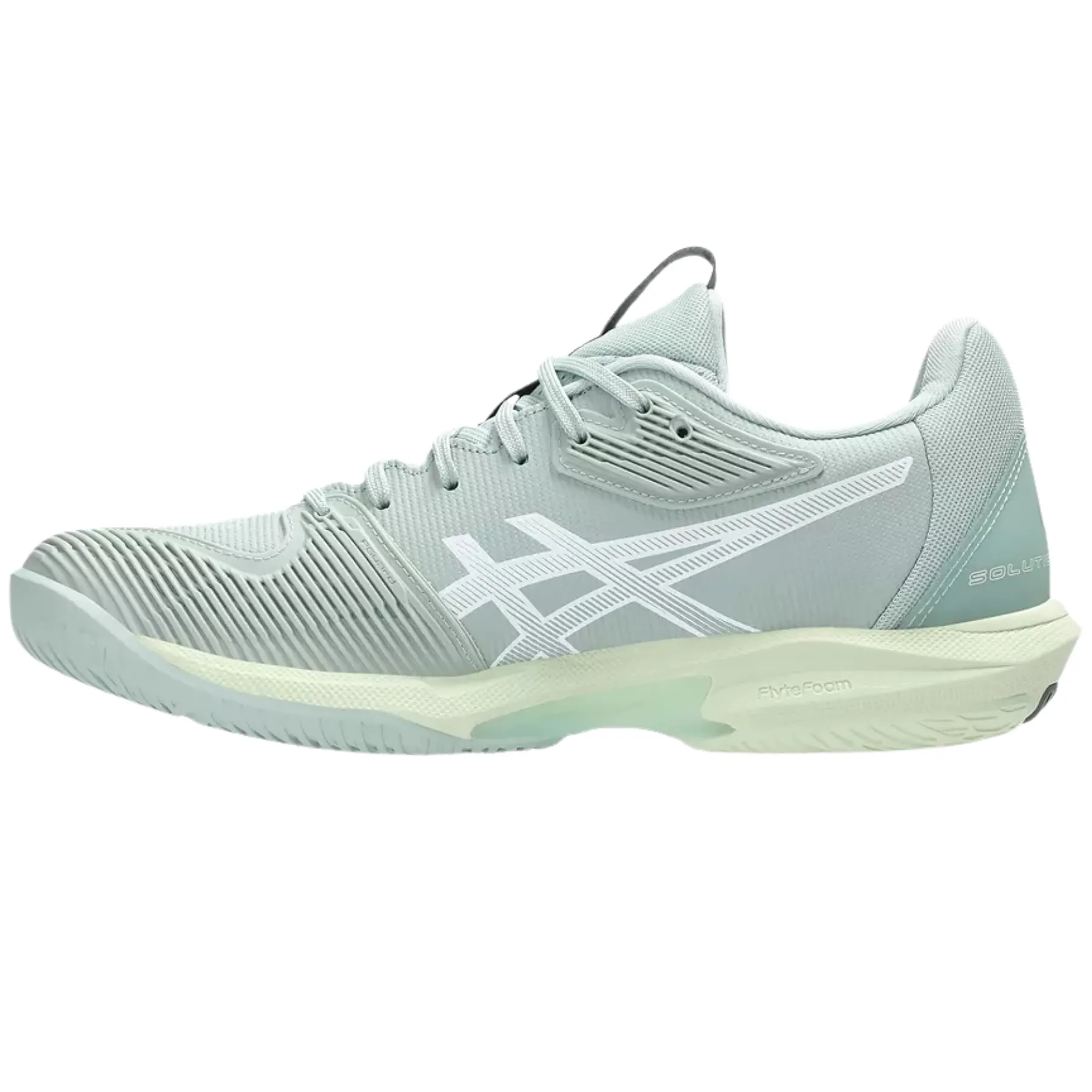 Asics Solution Speed FF 3 Hard Court Womens Tennis Shoes - Lichen Rock/White Flexible Functional Wear