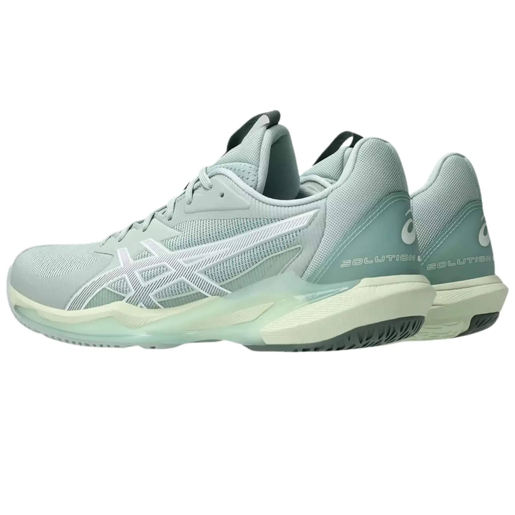 Asics Solution Speed FF 3 Hard Court Womens Tennis Shoes - Lichen Rock/White Narrow Fit