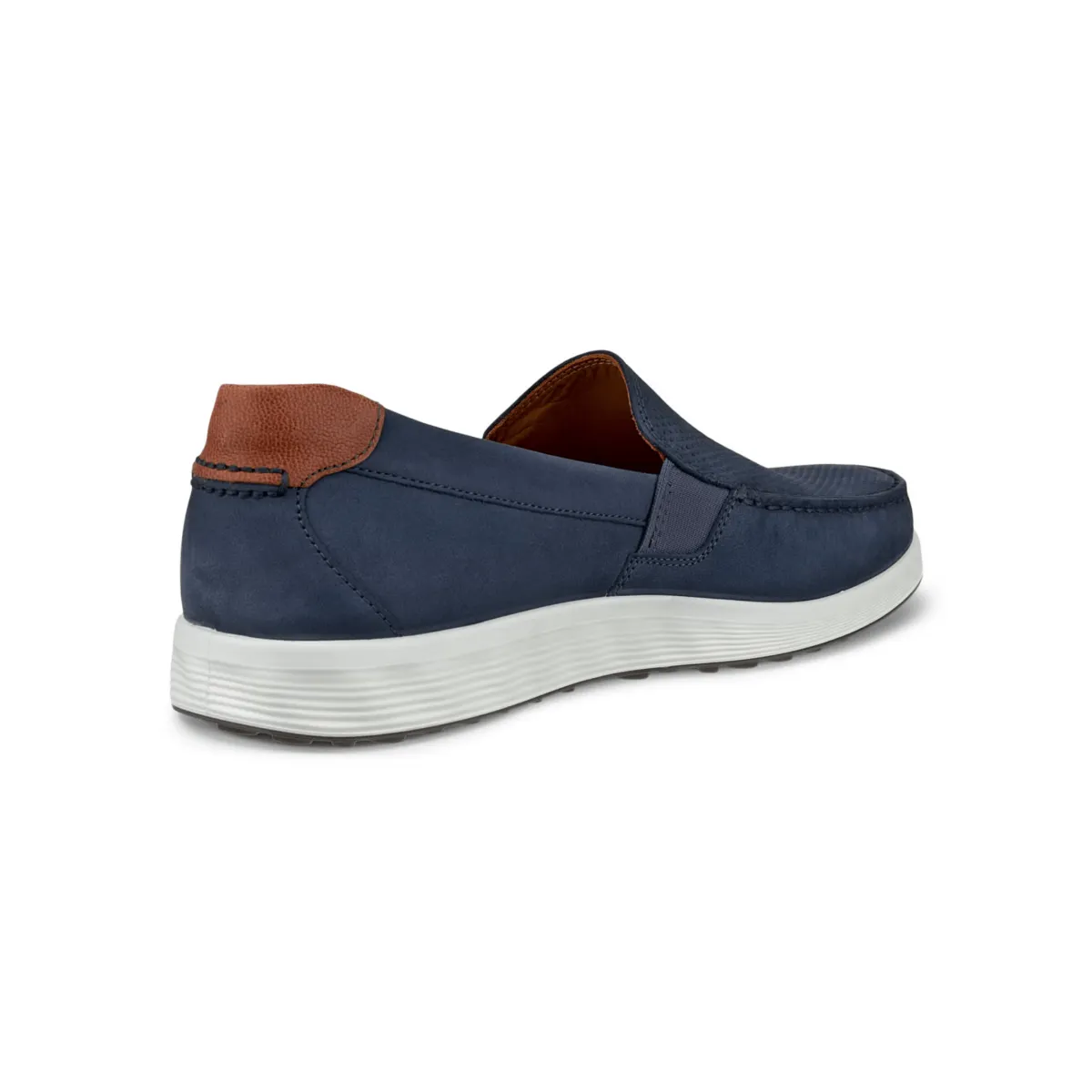 Ecco Men's S Lite Moc Blue Nubuck Classic Shoes