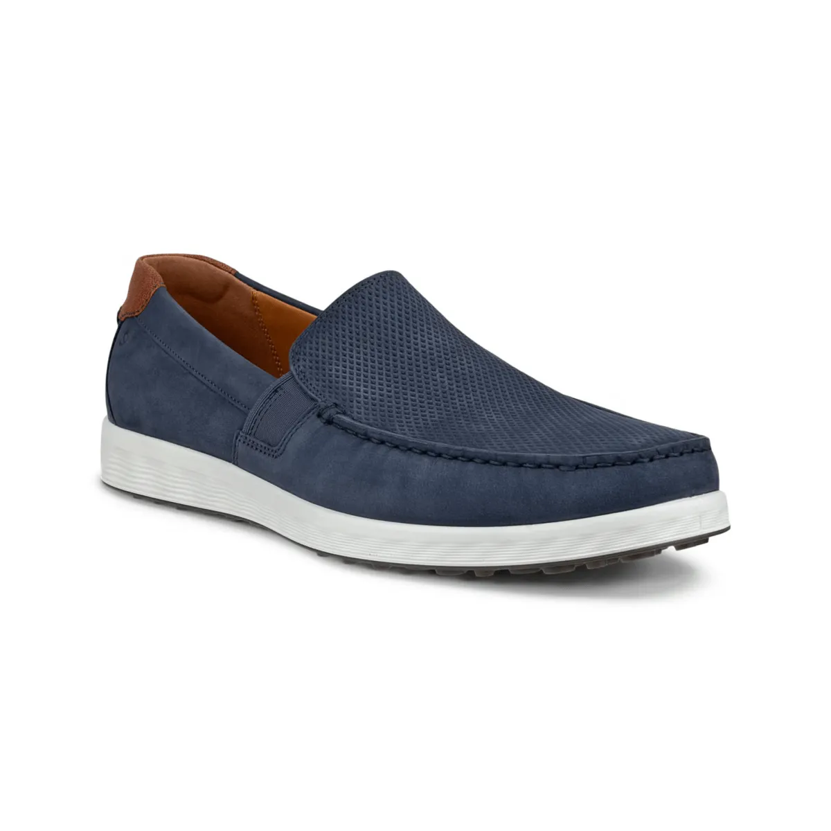 Ecco Men's S Lite Moc Blue Nubuck Daily Style Walk Gear