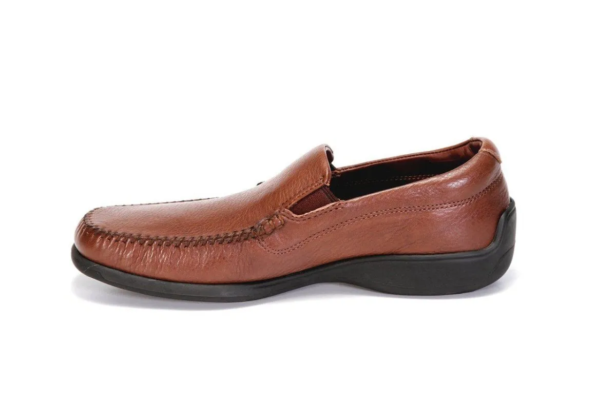 Neil M Footwear Men's Rome Brown Slip In Walking Mood