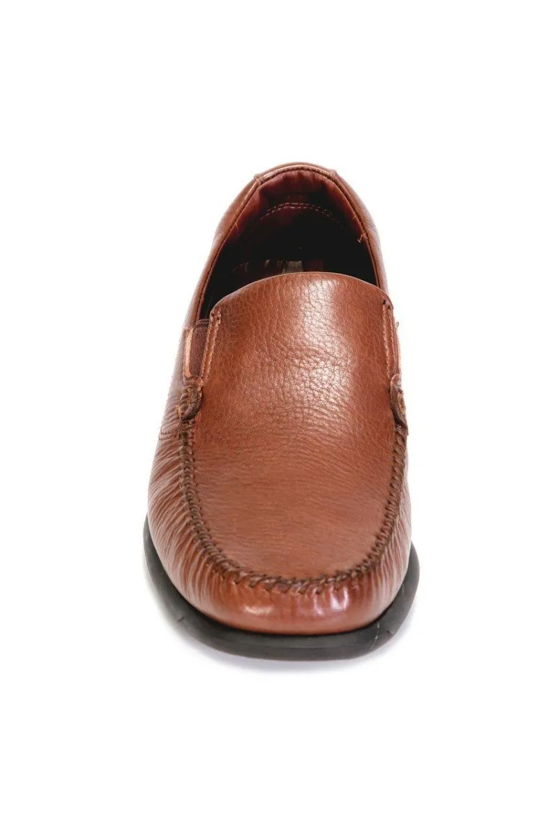 Neil M Footwear Men's Rome Brown Rain Path Grip Step