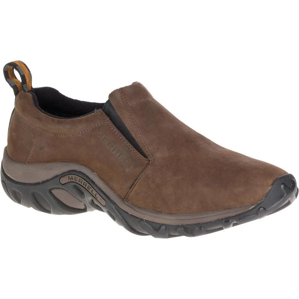 Merrell Men's Jungle Moc Brown Nubuck Gentle Motion Sport Look