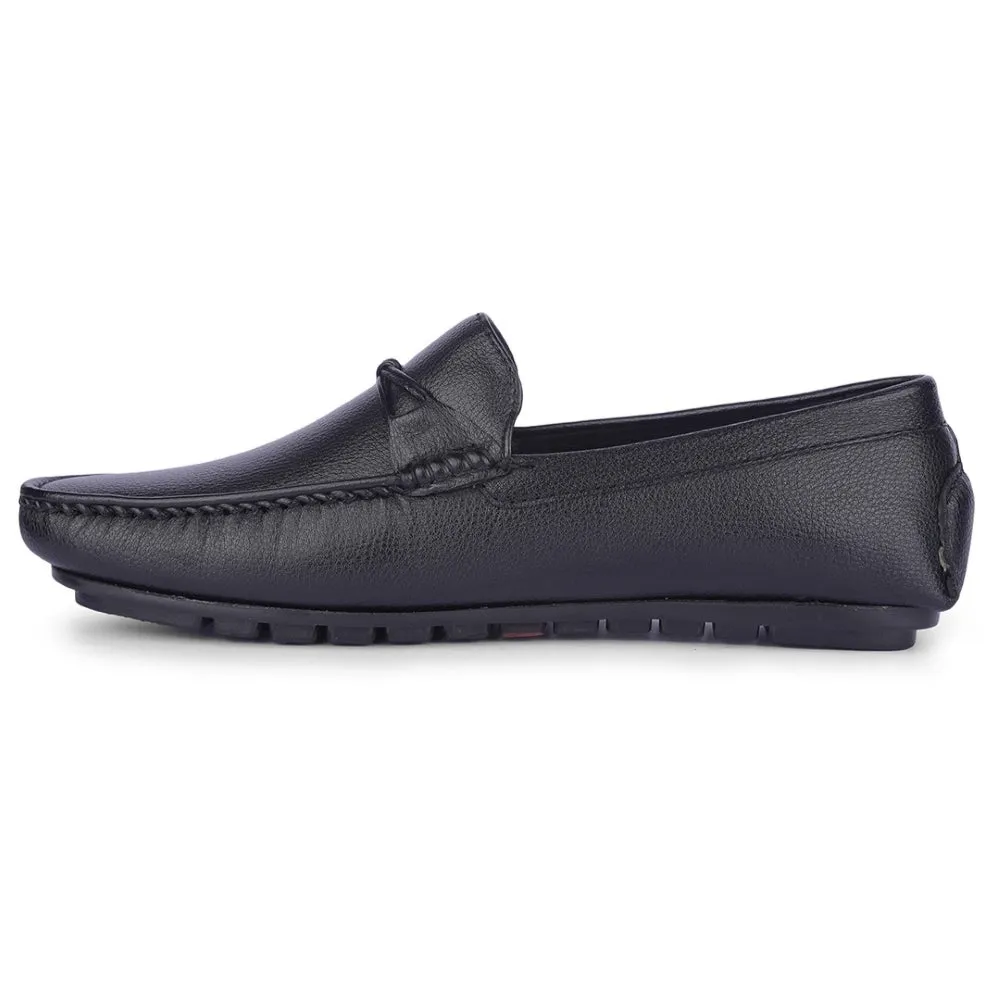 Light Lane Shop Lane Fortune Black Formal Loafers For Men AVL-5 By Liberty