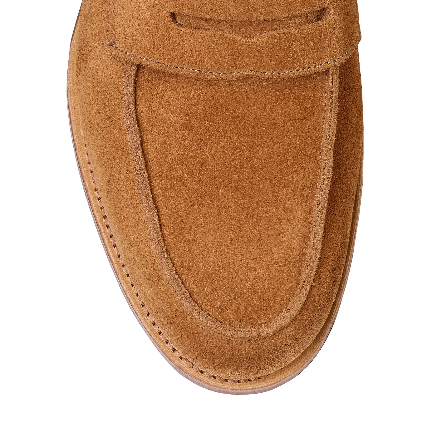 Lilou Tan Calf Suede Business Casual Shoes