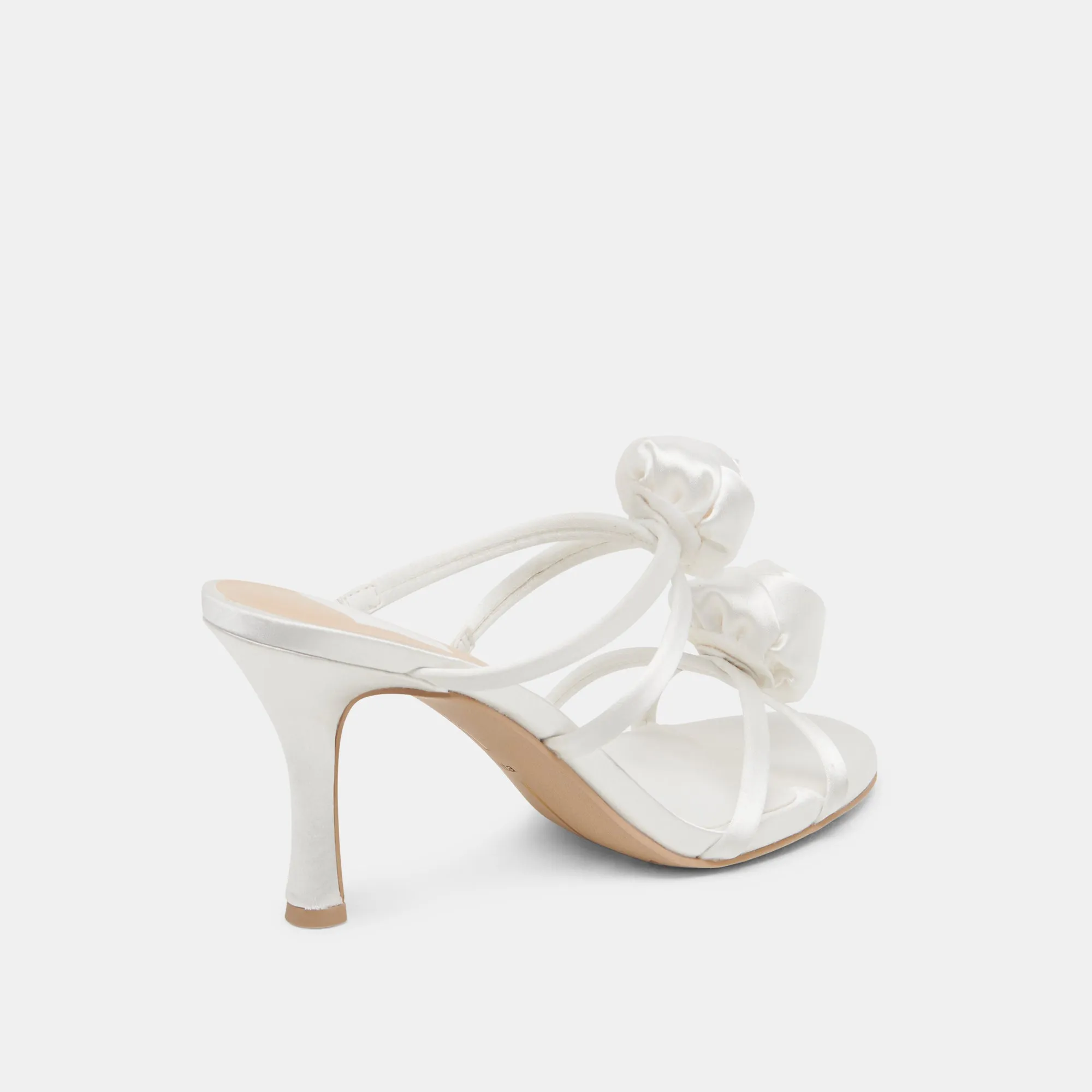 Wedding Reception Shoes Wedding Day Heels LINZY HEELS TRUE WHITE SATIN