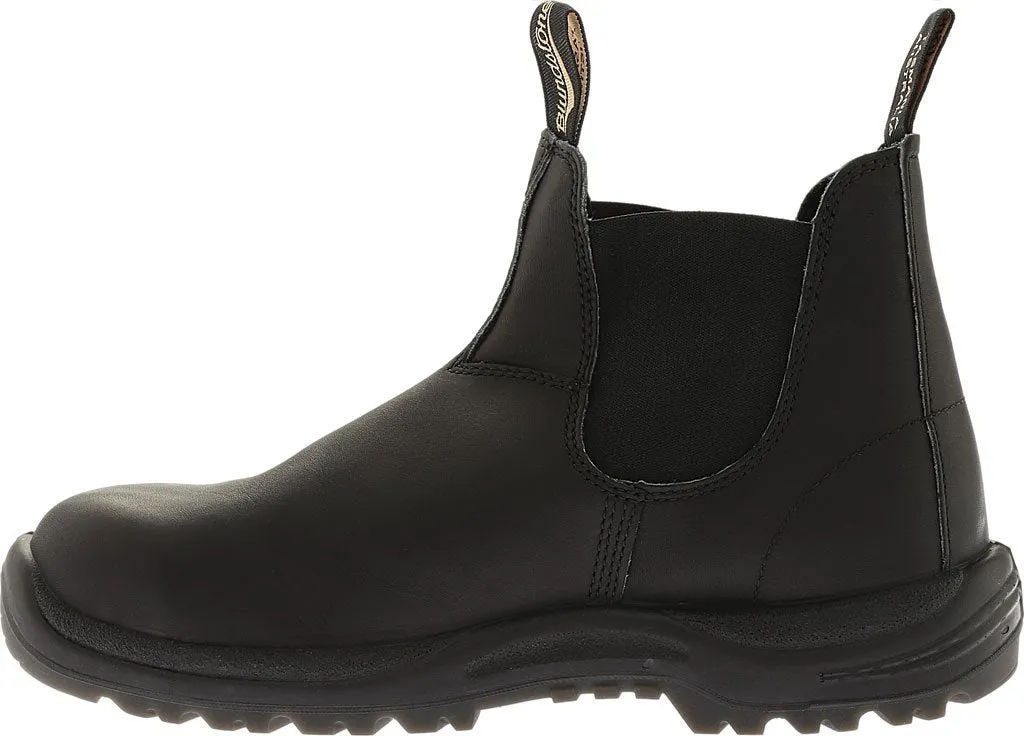 Blundstone Men's 179 Black Steel Toe Flat Heel Walking Mood