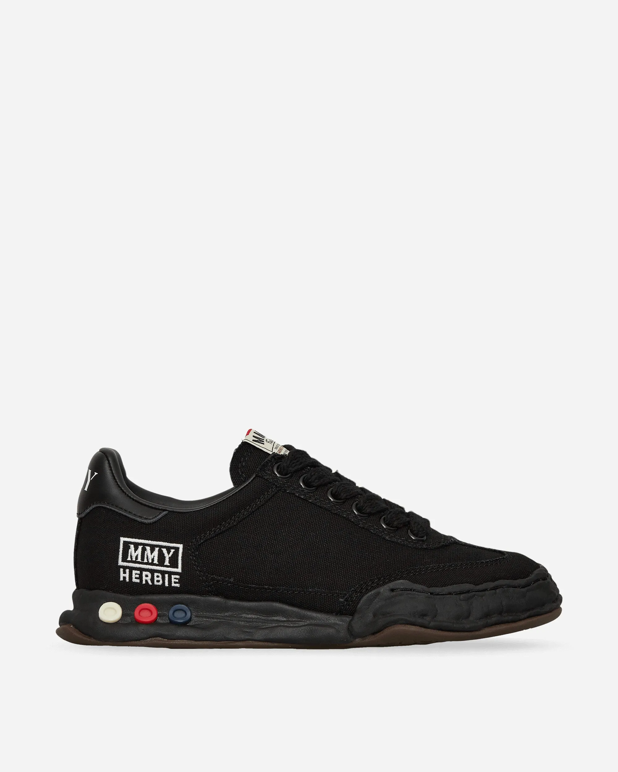 Herbie OG Sole Canvas Low Sneakers Black Chic Design
