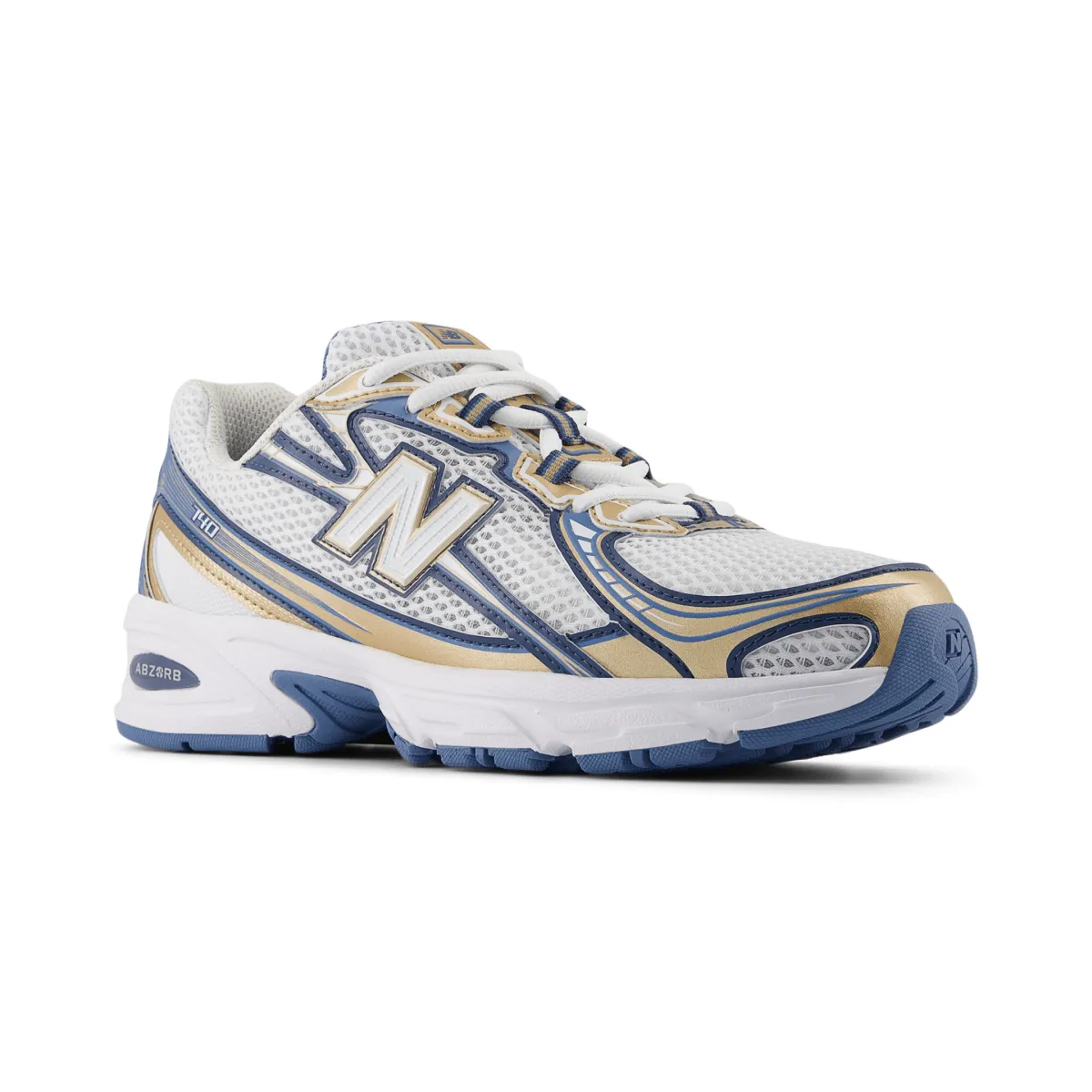 Gentle Step New Balance Men's U740HB2 Heron Blue/Gold/White