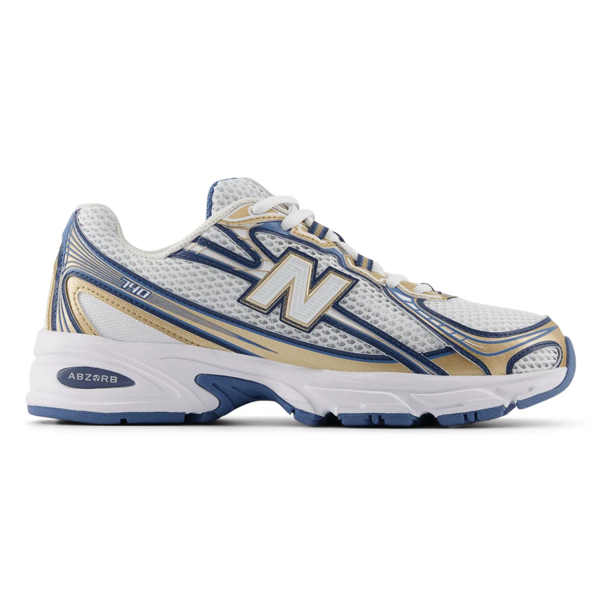 Mesh Fabric New Balance Men's U740HB2 Heron Blue/Gold/White