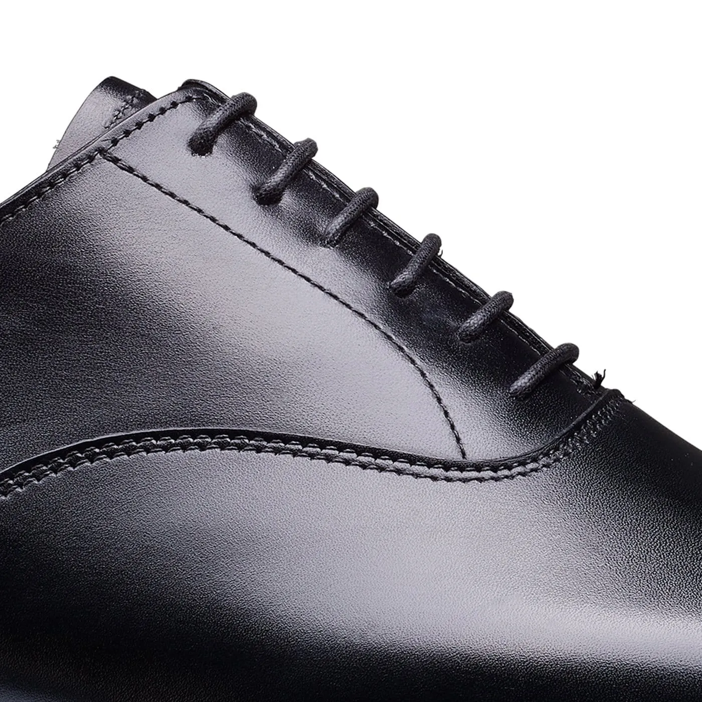 Lonsdale Black Calf Soft Construction Trendy Fit Shoes