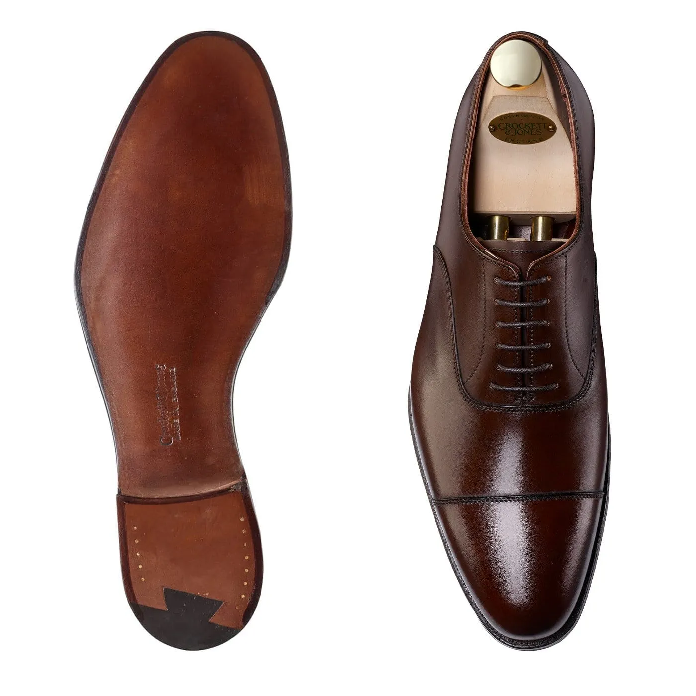 Chic Comfort Dapper Oxfords Lonsdale Dark Brown Antique Calf
