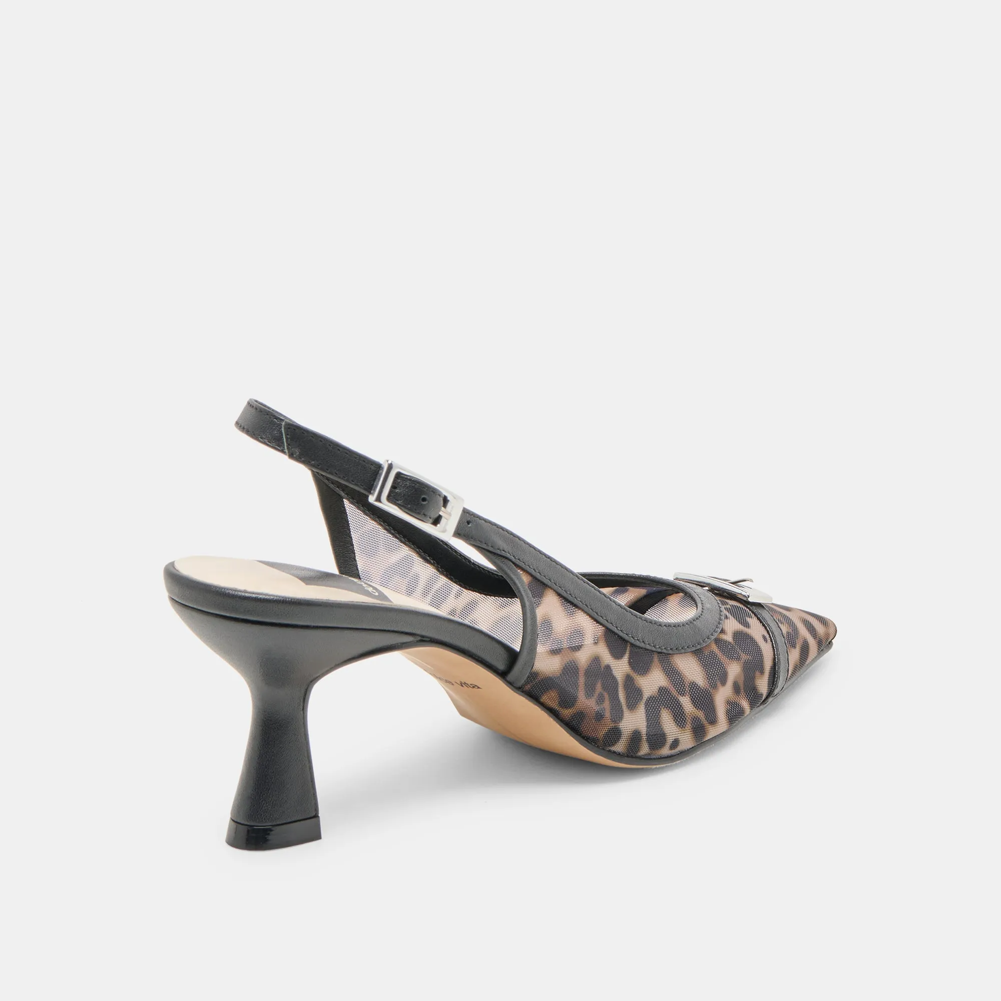 Easy Clean LORINE HEELS LEOPARD MESH