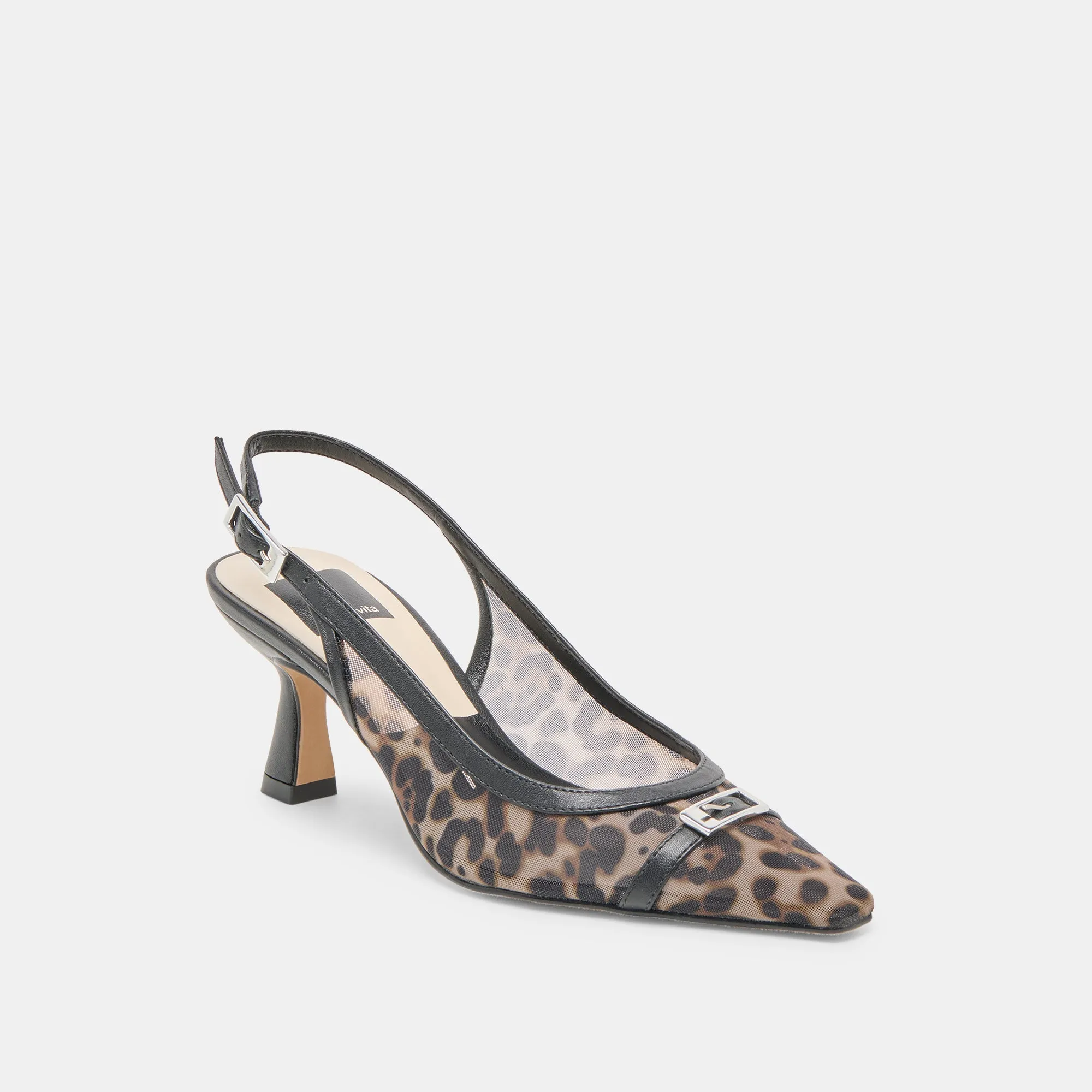 Bridal Stilettos LORINE HEELS LEOPARD MESH