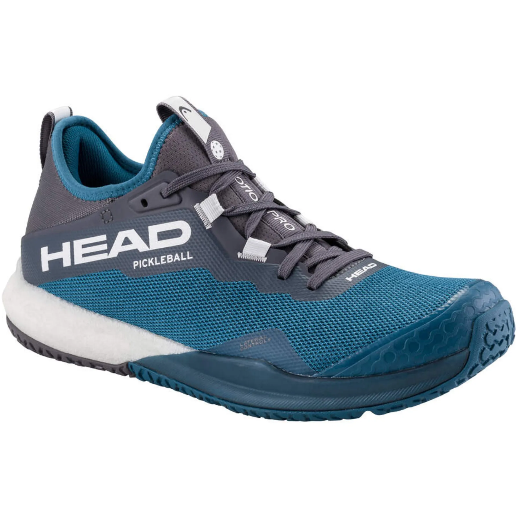 Head Motion Pro Pickleball Men Shoes - Teal Blue/White Sweat Control