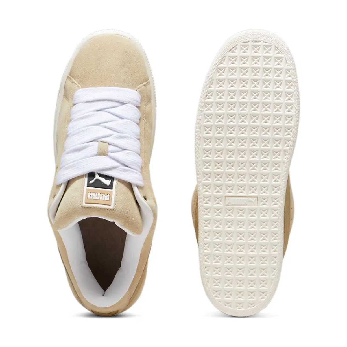 Suede XL 'Putty Warm White' Foot Shape