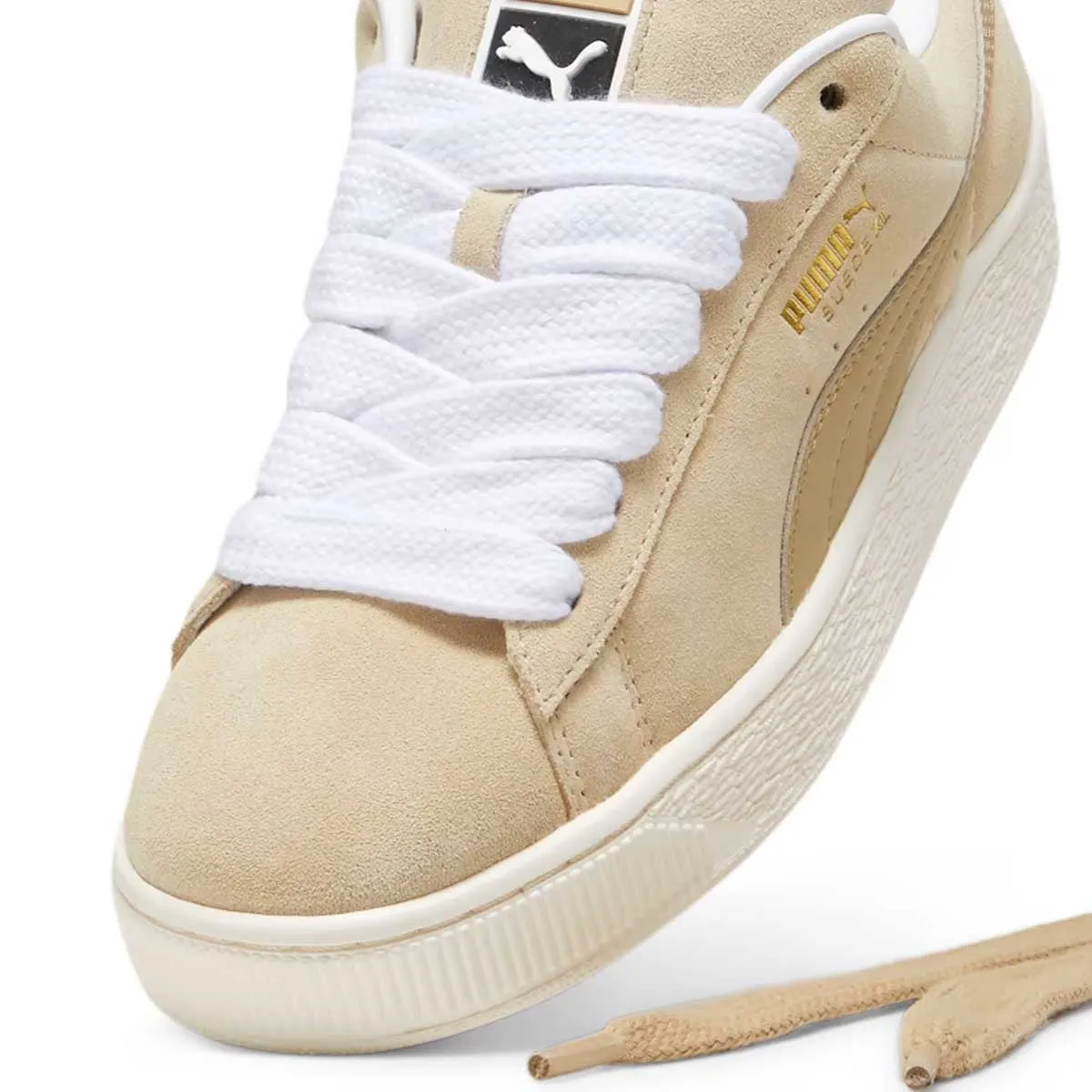 Comfortable Foot Support Seamless Upper Design Suede XL 'Putty Warm White'
