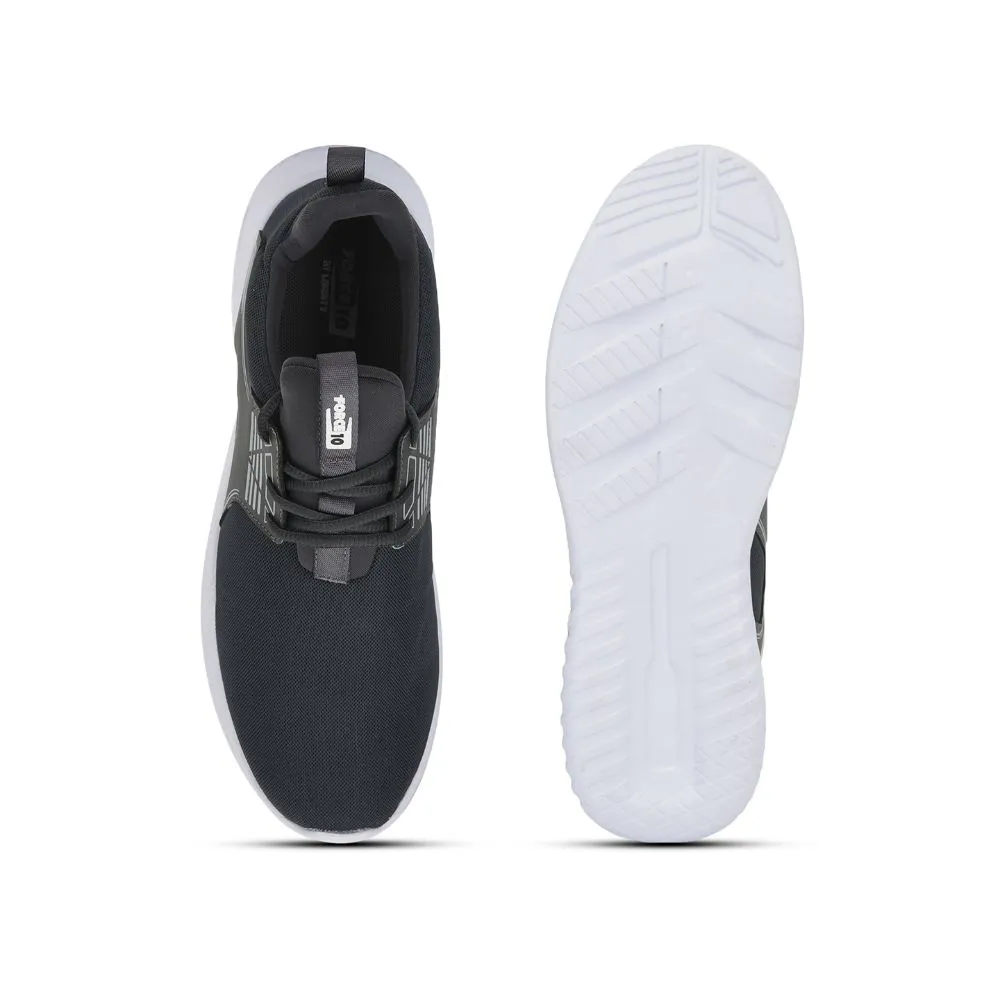 FORCE 10 Sports Lacing Shoe For Men (Grey) CASEW-E By Liberty Breathable Upper