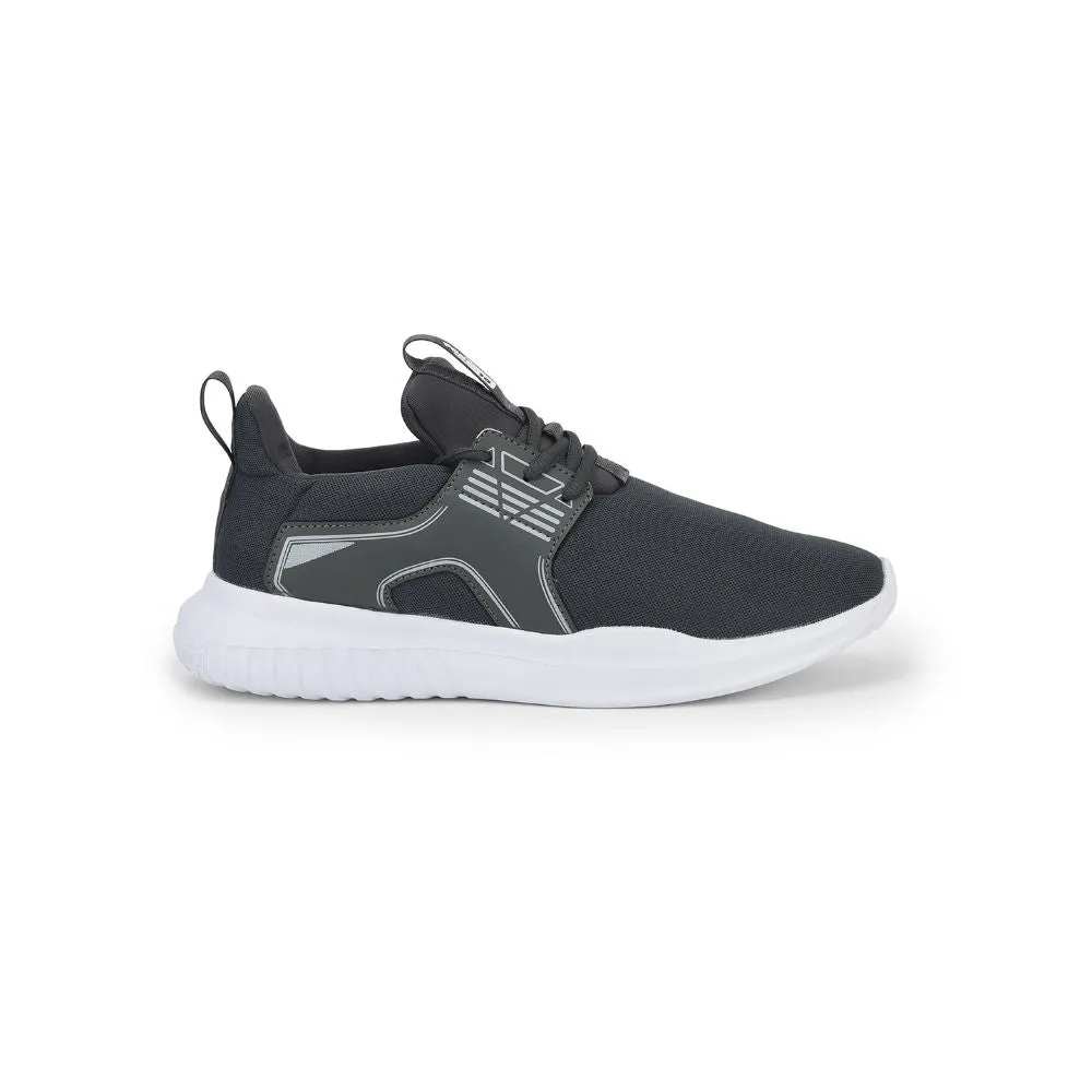 Secure lockdown FORCE 10 Sports Lacing Shoe For Men (Grey) CASEW-E By Liberty
