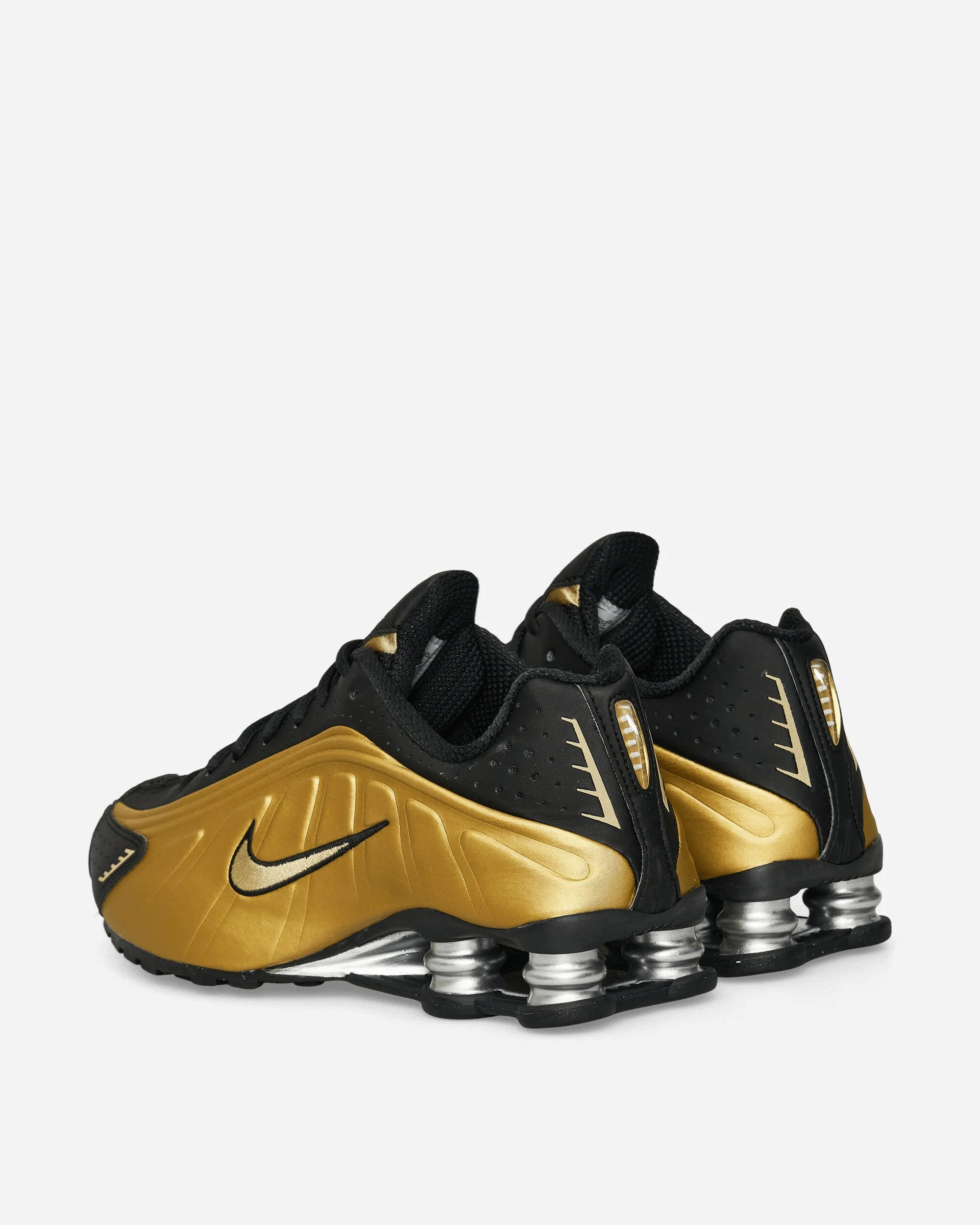 Oasis Run Men Mode Women's Shox R4 Sneakers Black / Metallic Gold