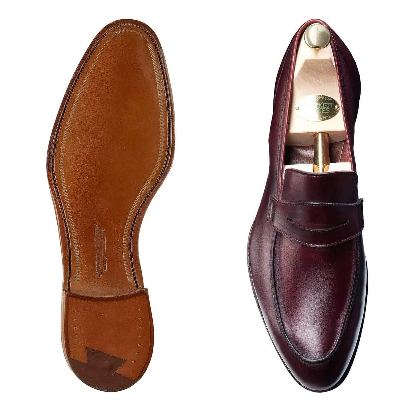 Lucy Burgundy Burnished Calf Trendy Appeal