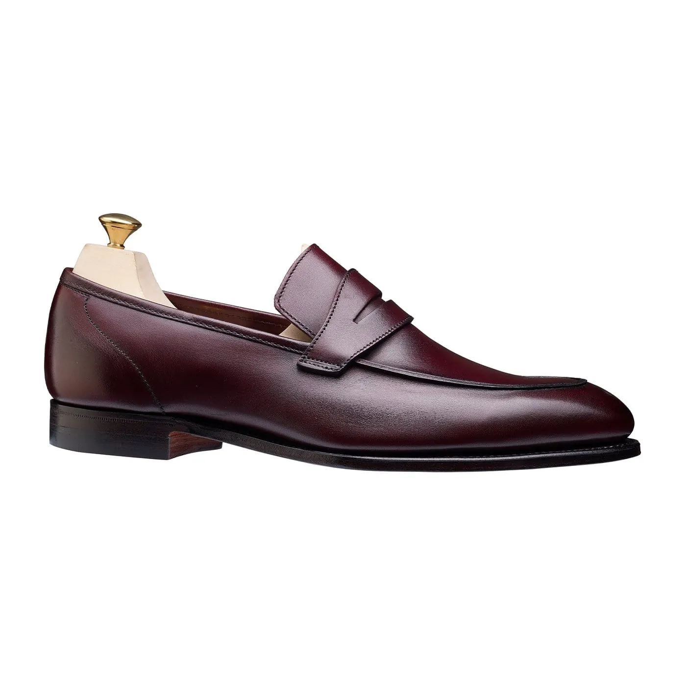 Lucy Burgundy Burnished Calf Vintage Inspired