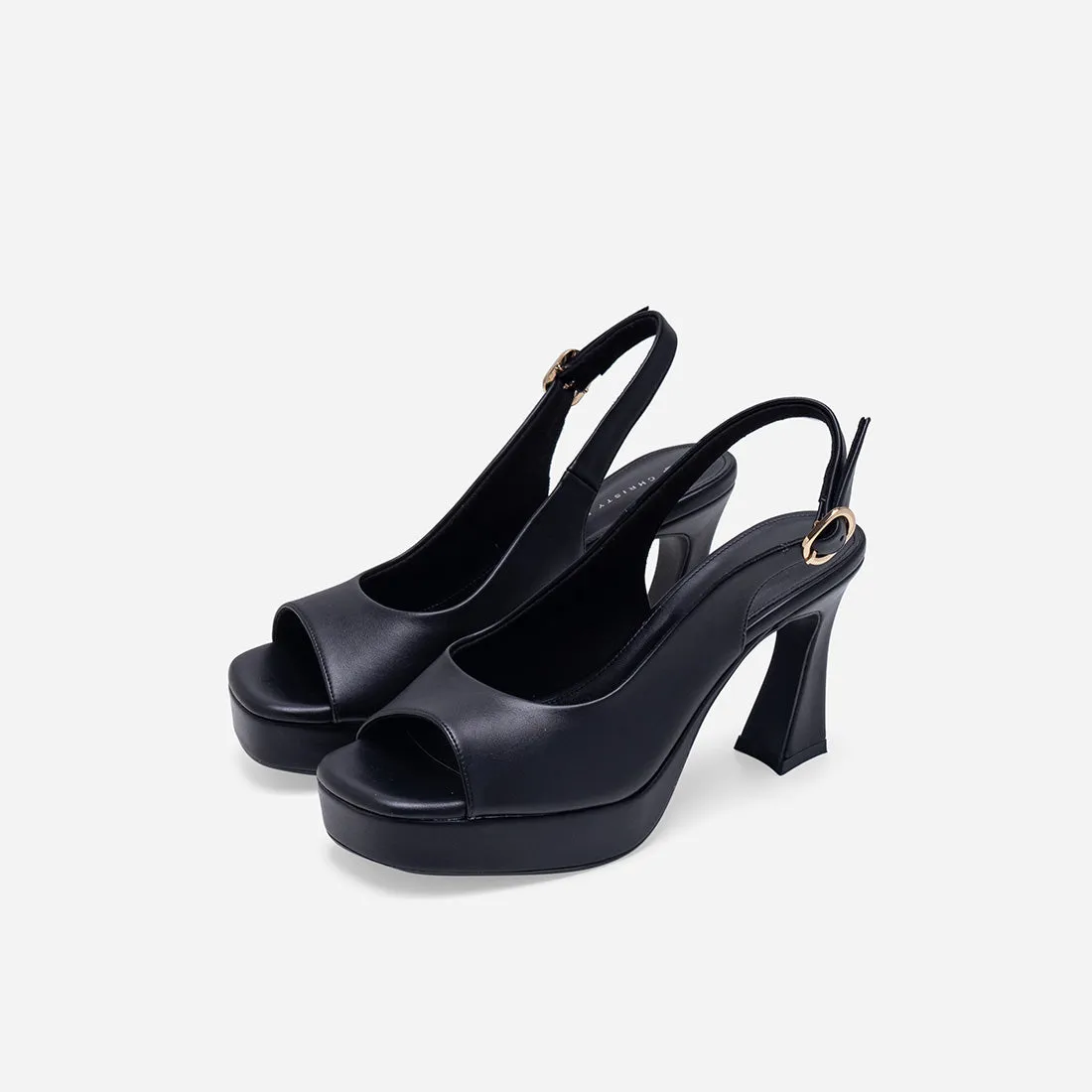 Floral Stilettos Lucy Slingback Sandals