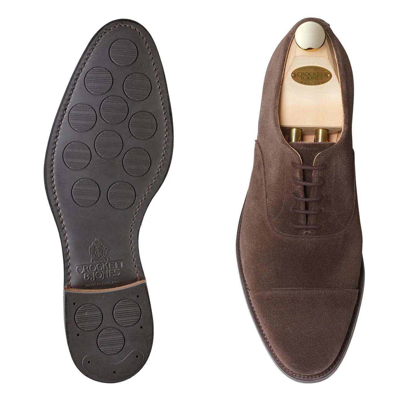 Casual Oxfords Easy Dress Connaught 2 Dark Oak Suede (City Sole)