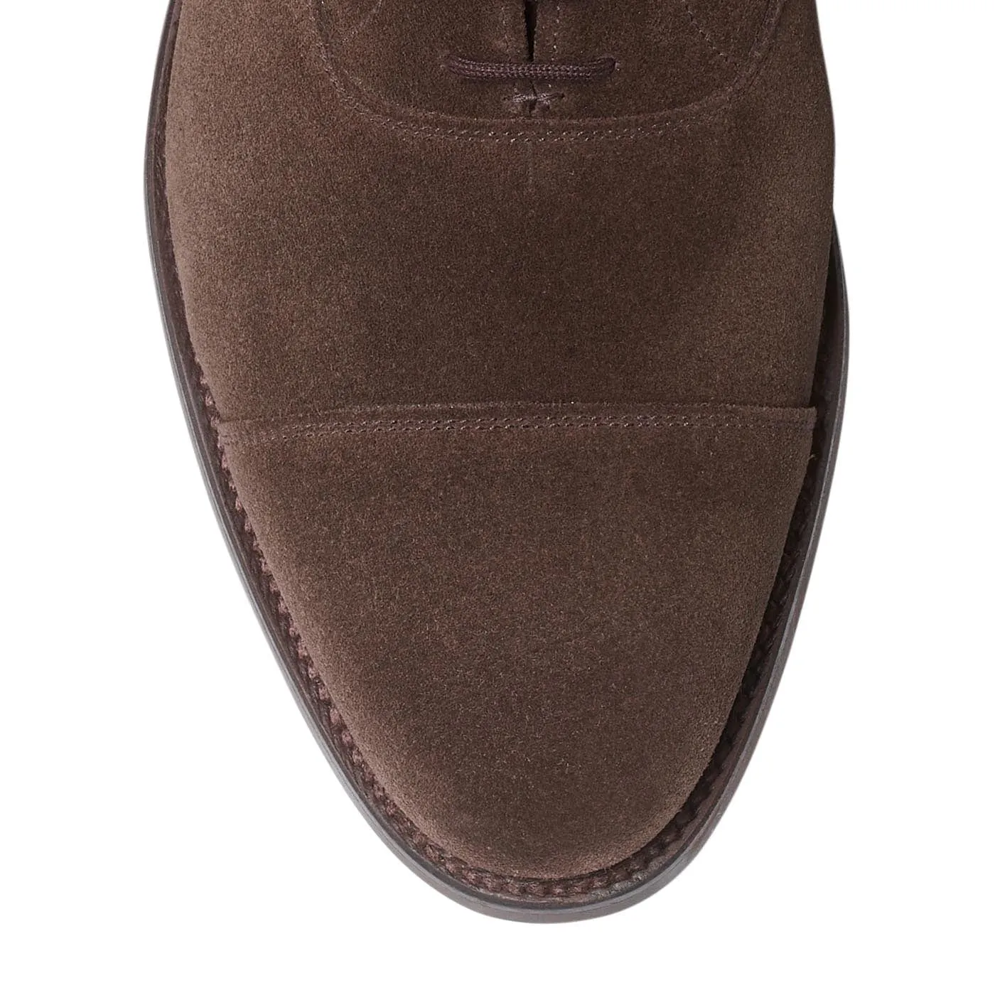 Everyday Durability Sharp Style Oxfords Connaught 2 Dark Oak Suede (City Sole)