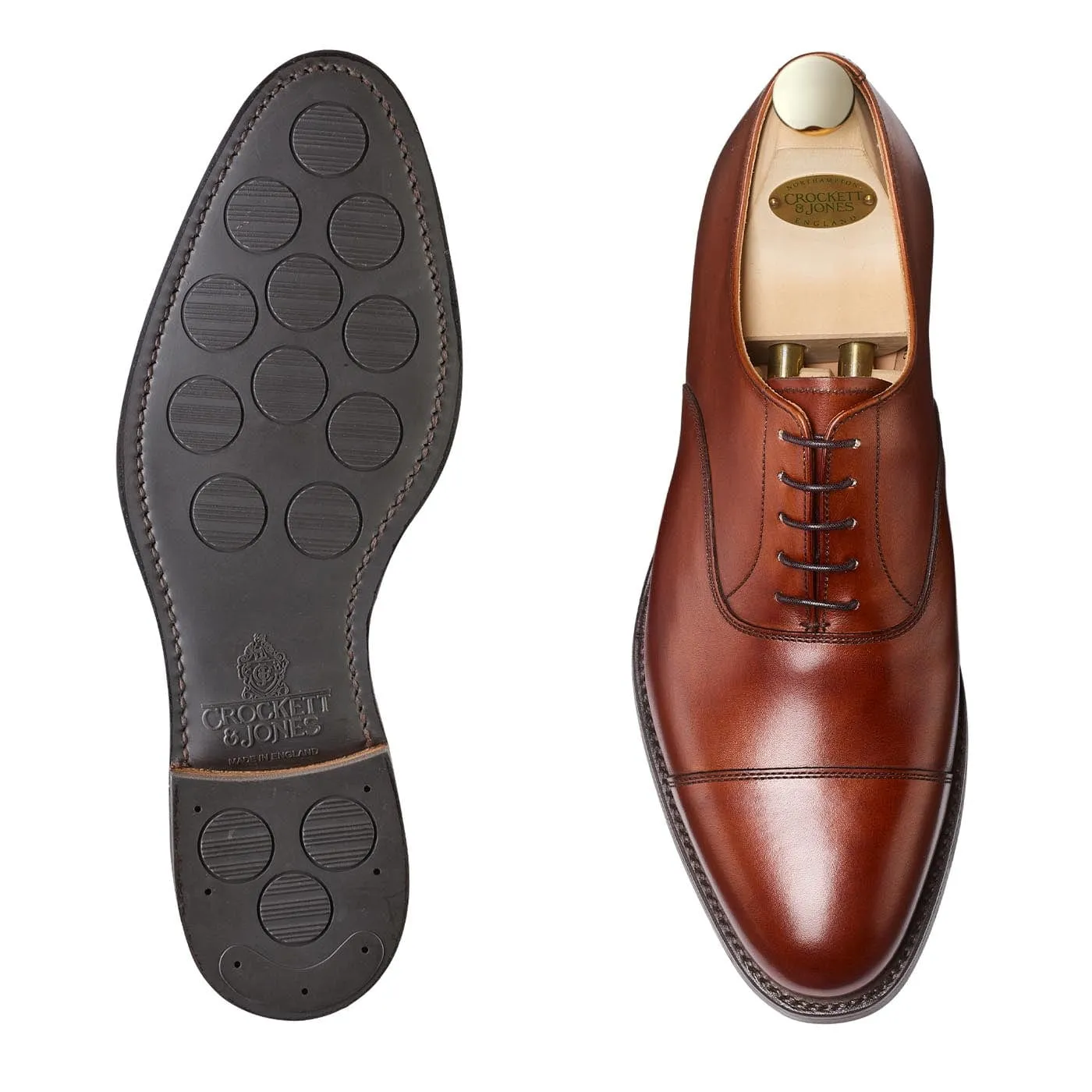 Connaught 2 Chestnut Burnished Calf (City Sole) Quick Slip On Chic Office Look