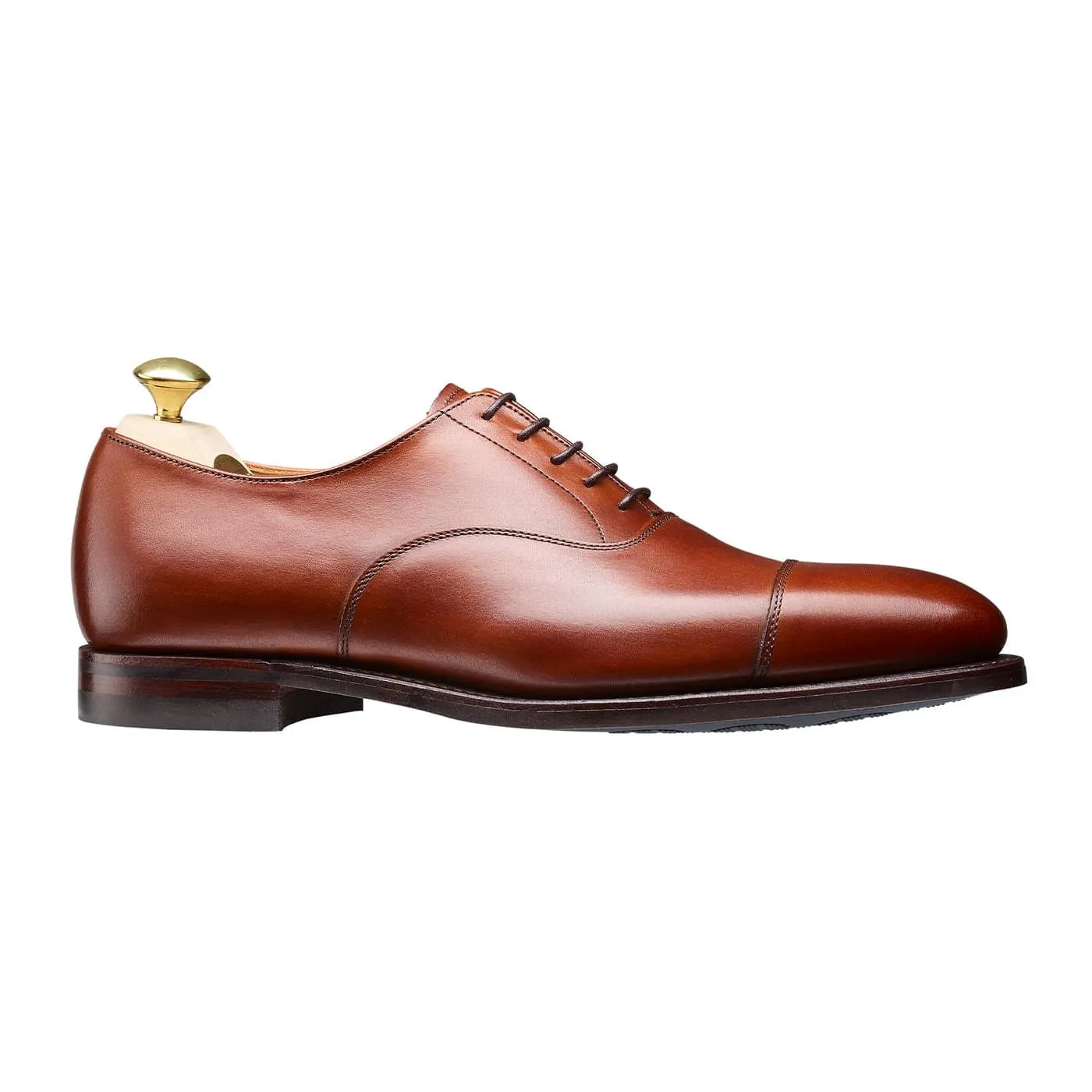 Detailed Oxfords Lace Up Connaught 2 Chestnut Burnished Calf (City Sole)
