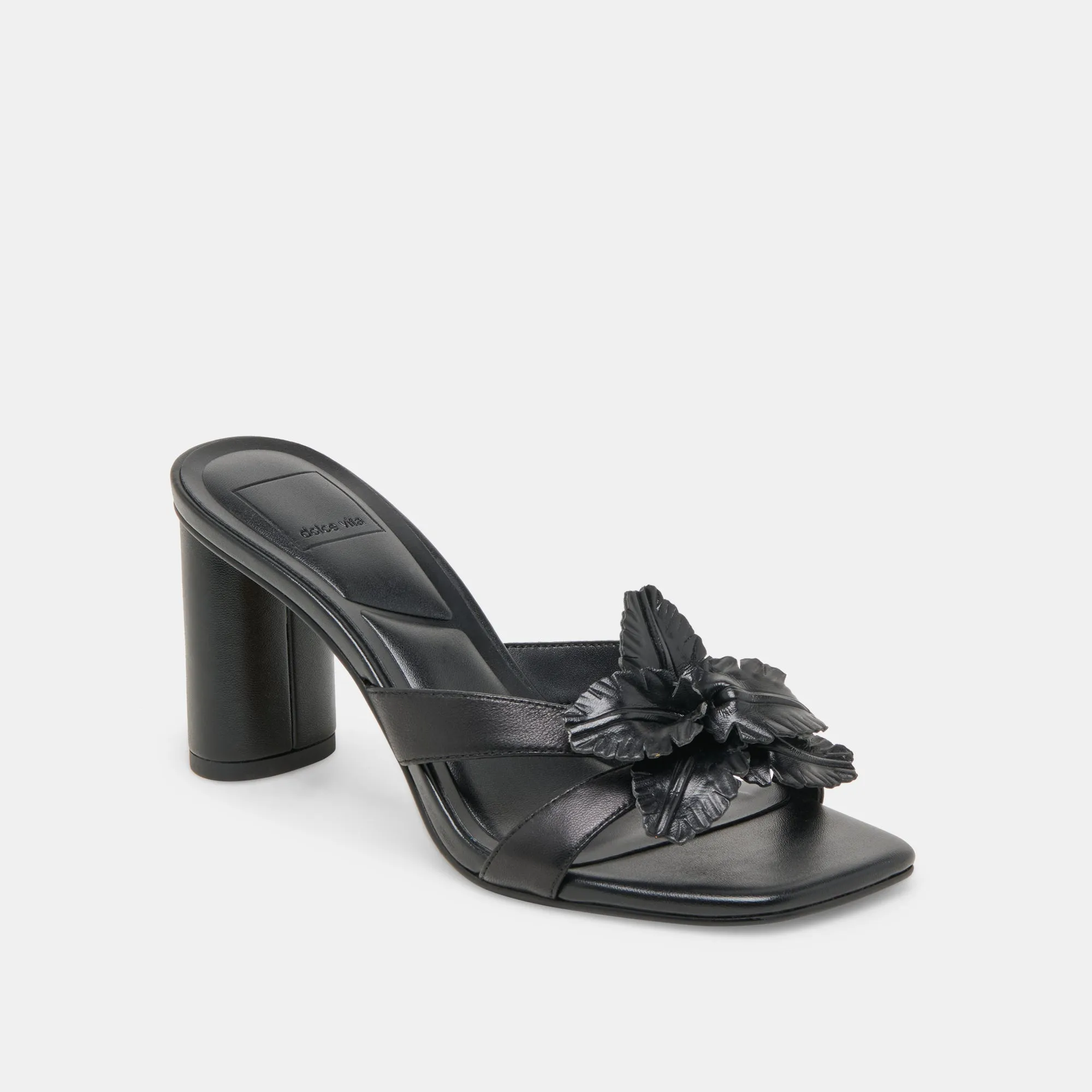 Daytime Heels Dress Shoes NIKIL HEELS BLACK LEATHER