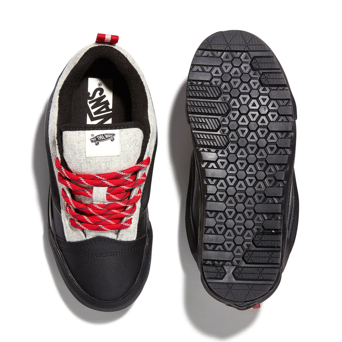 LX Knu Skool MTE-1 'Black' Perforated Tongue Design Run Support
