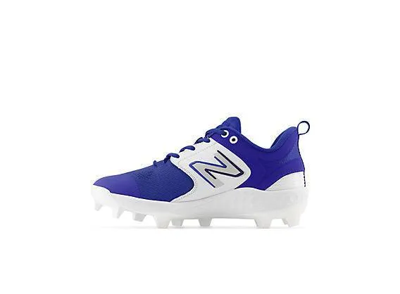 Multi Purpose New Balance Men's Fresh Foam 3000 V6 Molded Baseball Cleats - Royal Blue with White - PL3000B6