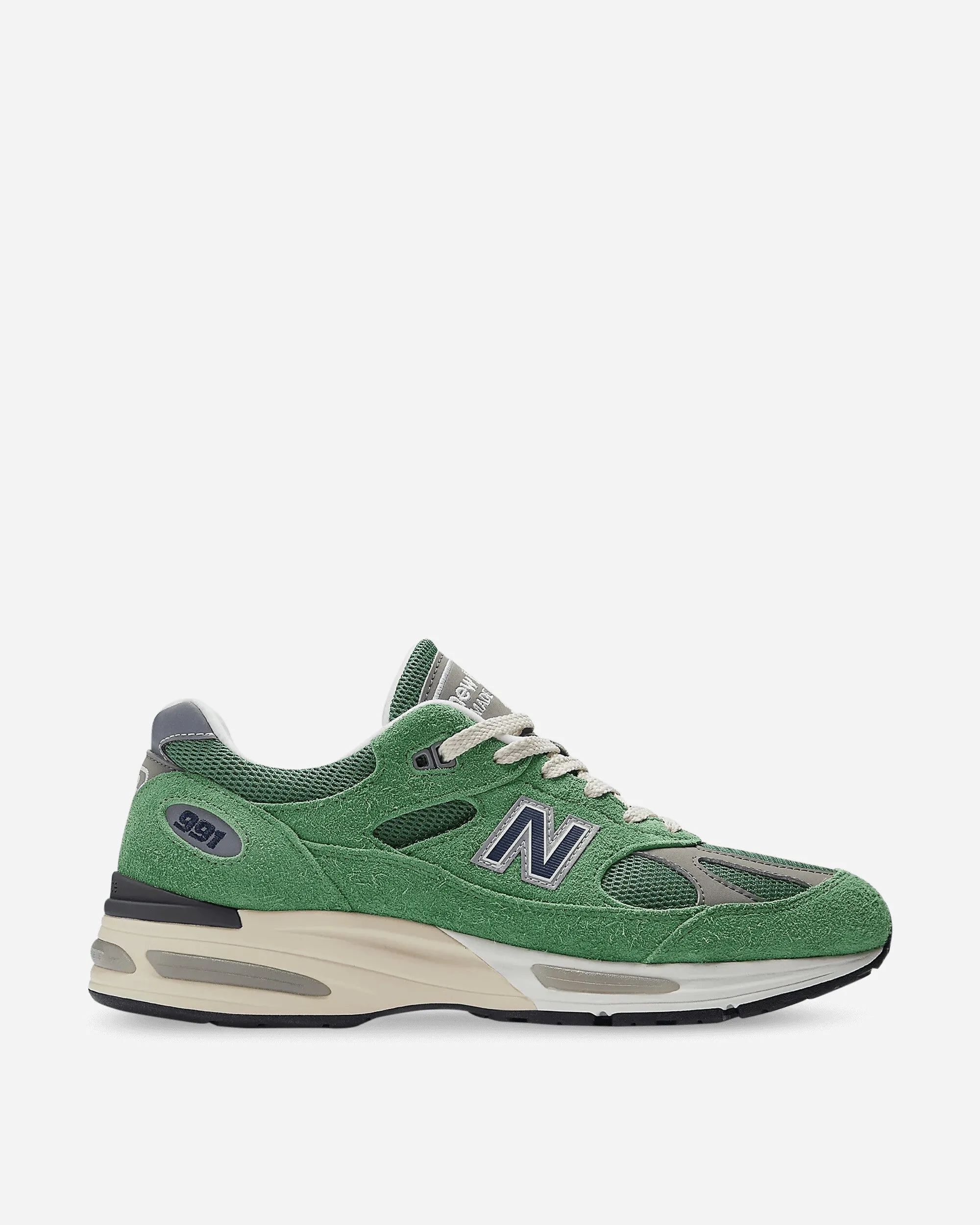 Cushion Base Made in UK 991v2 Grounded Pastels Sneakers Mineral Green