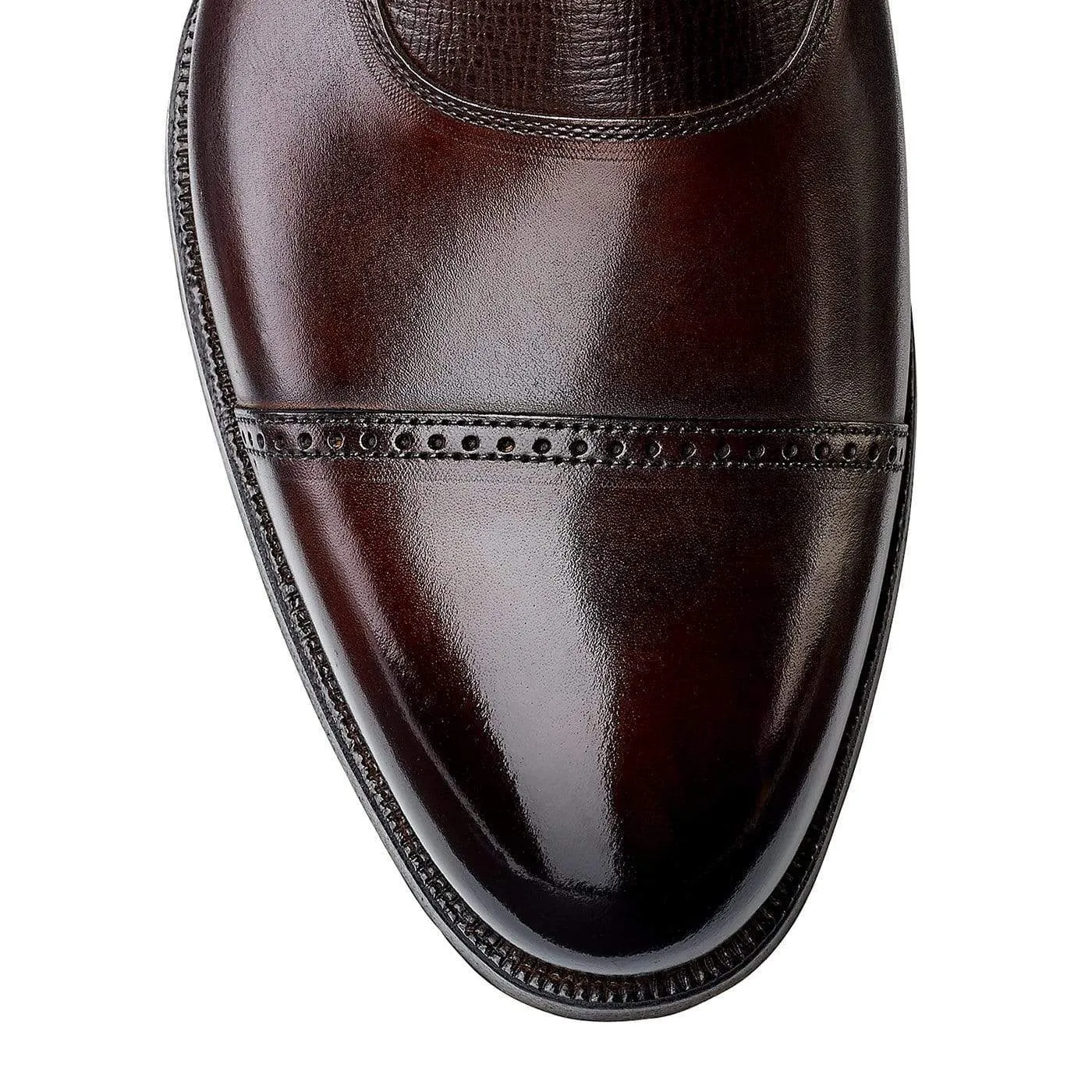 Magee Dark Brown Antique Calf & Dark Brown Willow Grain Active Dash Heel Firm