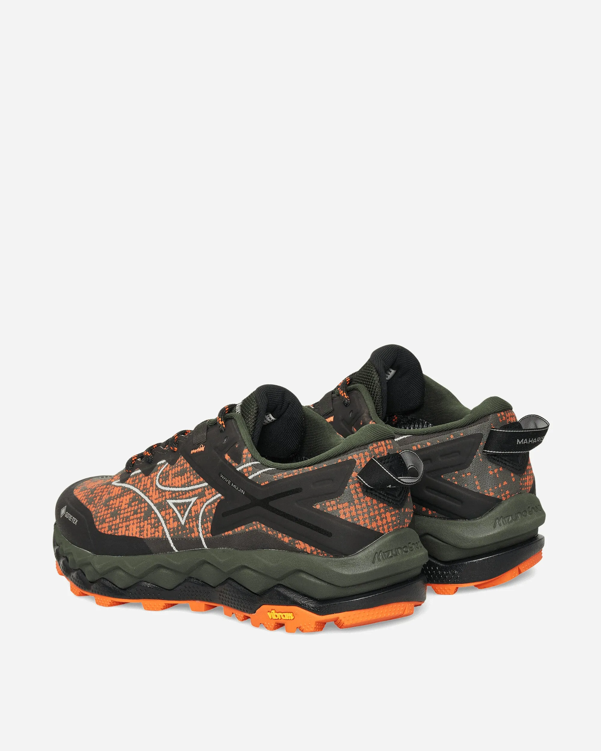 Maharishi Wave Mujin LS GTX Sneakers Vibrant Orange / Cool Gray Ready Fit Ankle Room