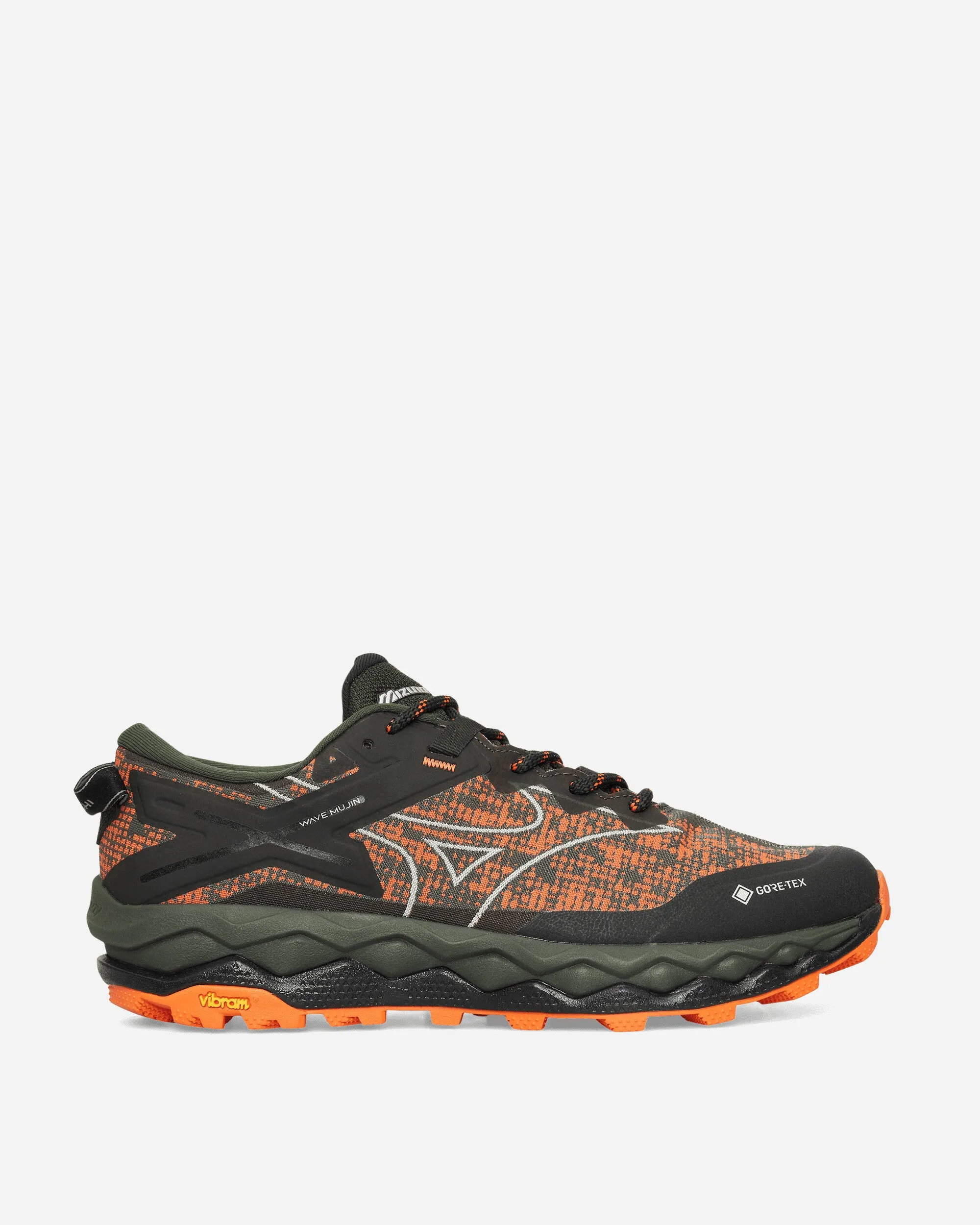 Reinforced   toe Maharishi Wave Mujin LS GTX Sneakers Vibrant Orange / Cool Gray