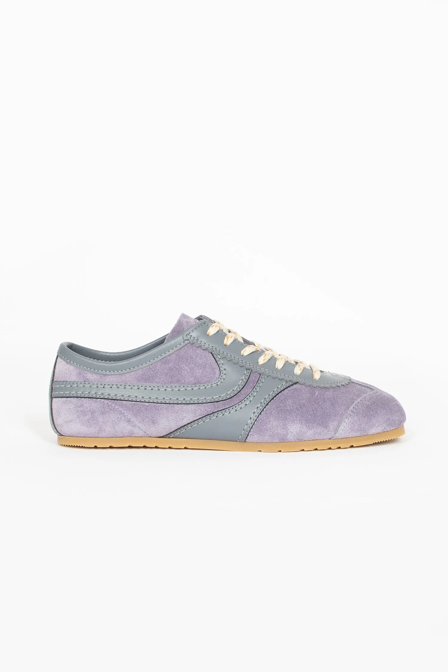 Sock Liner Tech Motion Flow Marathon Suede Sneakers Mauve