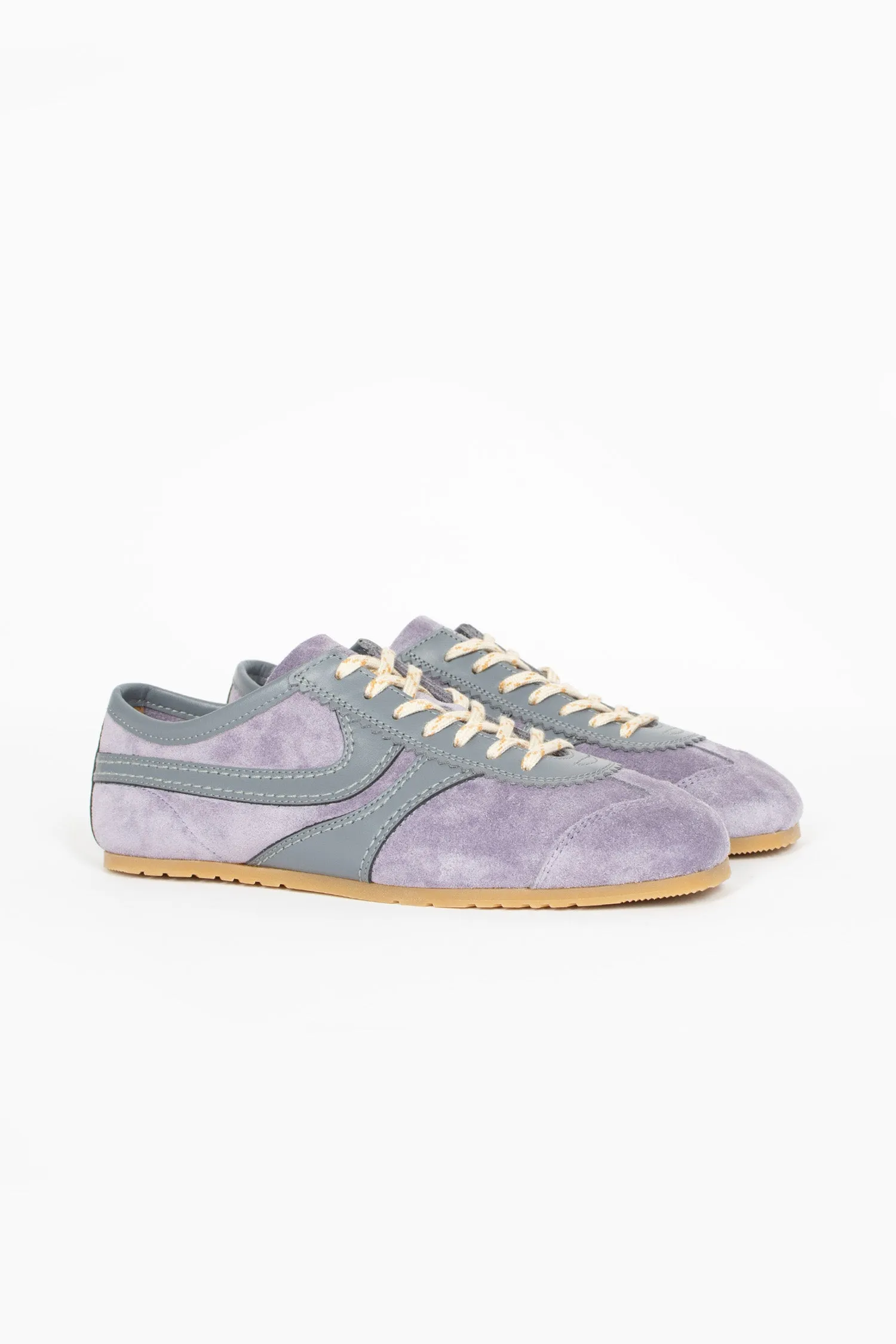 Marathon Suede Sneakers Mauve Multi Density Sole