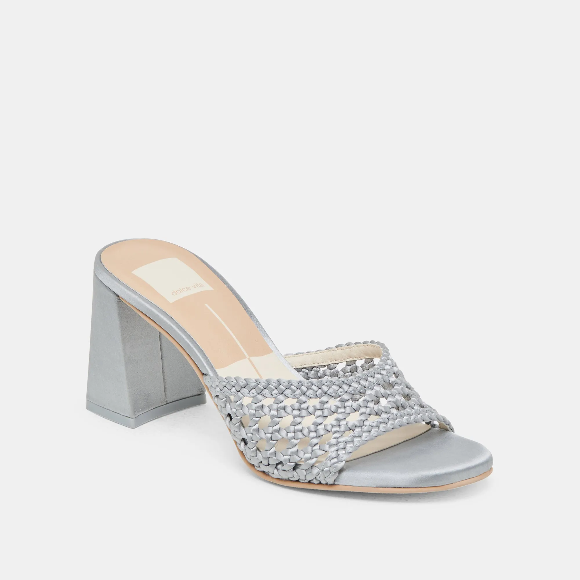 Formal Event Heels synthetic material MARGOE HEELS LIGHT BLUE WOVEN SATIN