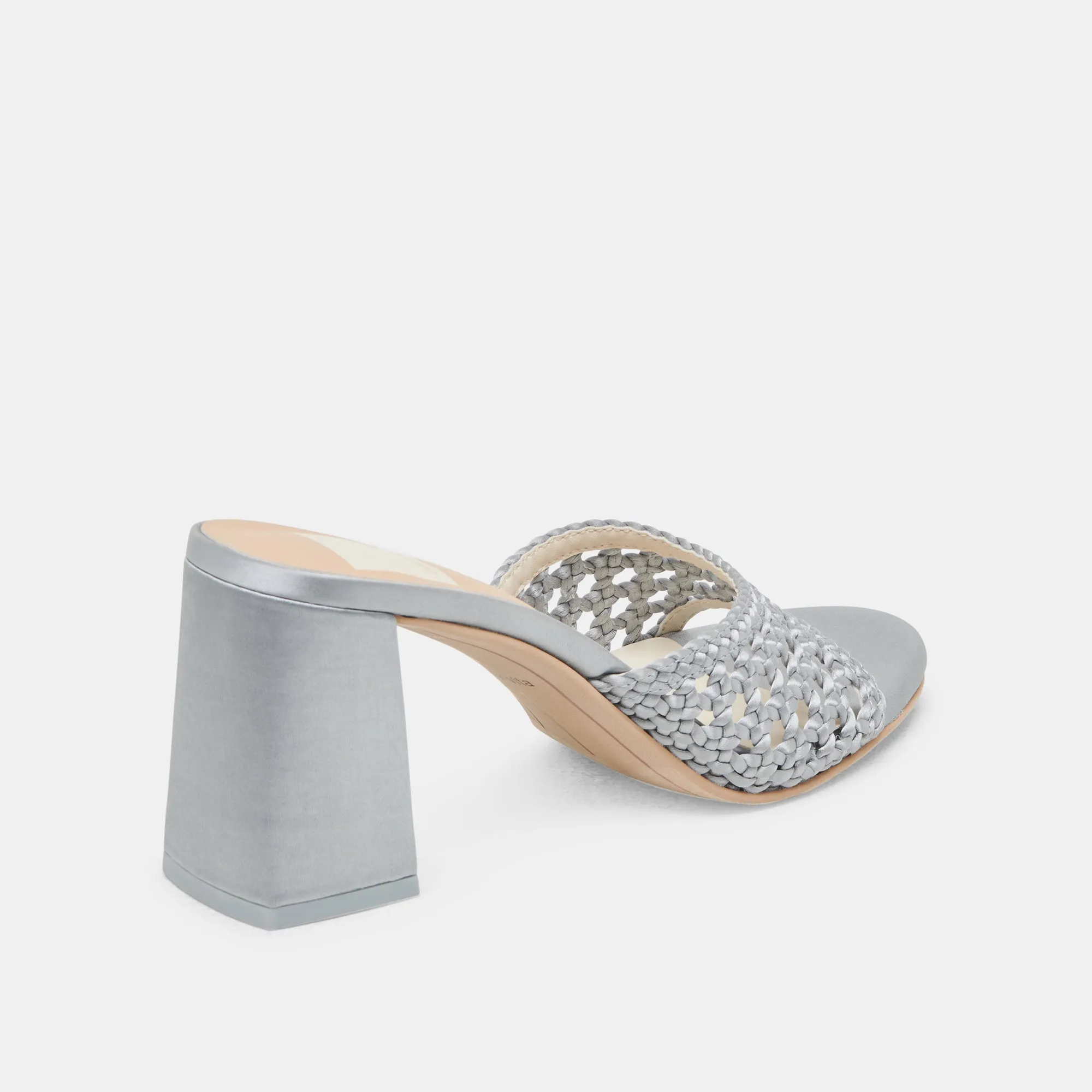 Bridal Footwear MARGOE HEELS LIGHT BLUE WOVEN SATIN